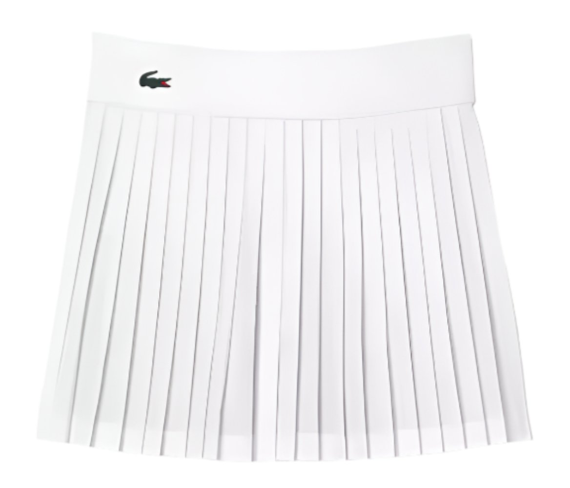 Lacoste Women's Ultra Dry Skirt (White/Green)