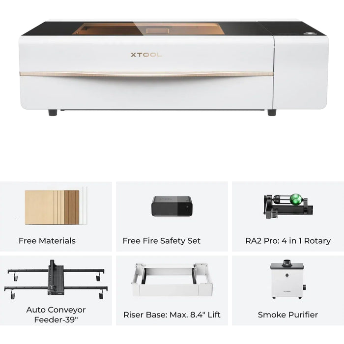 xTool: P2S 55W CO2 All-in-One Bundle、mySite、lovesweatpilates