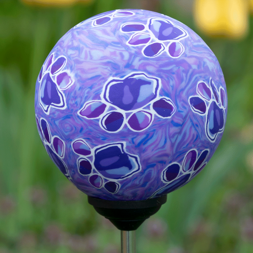 Pawsitively Beautiful Solar Garden Stake、mySite、camillekostekn