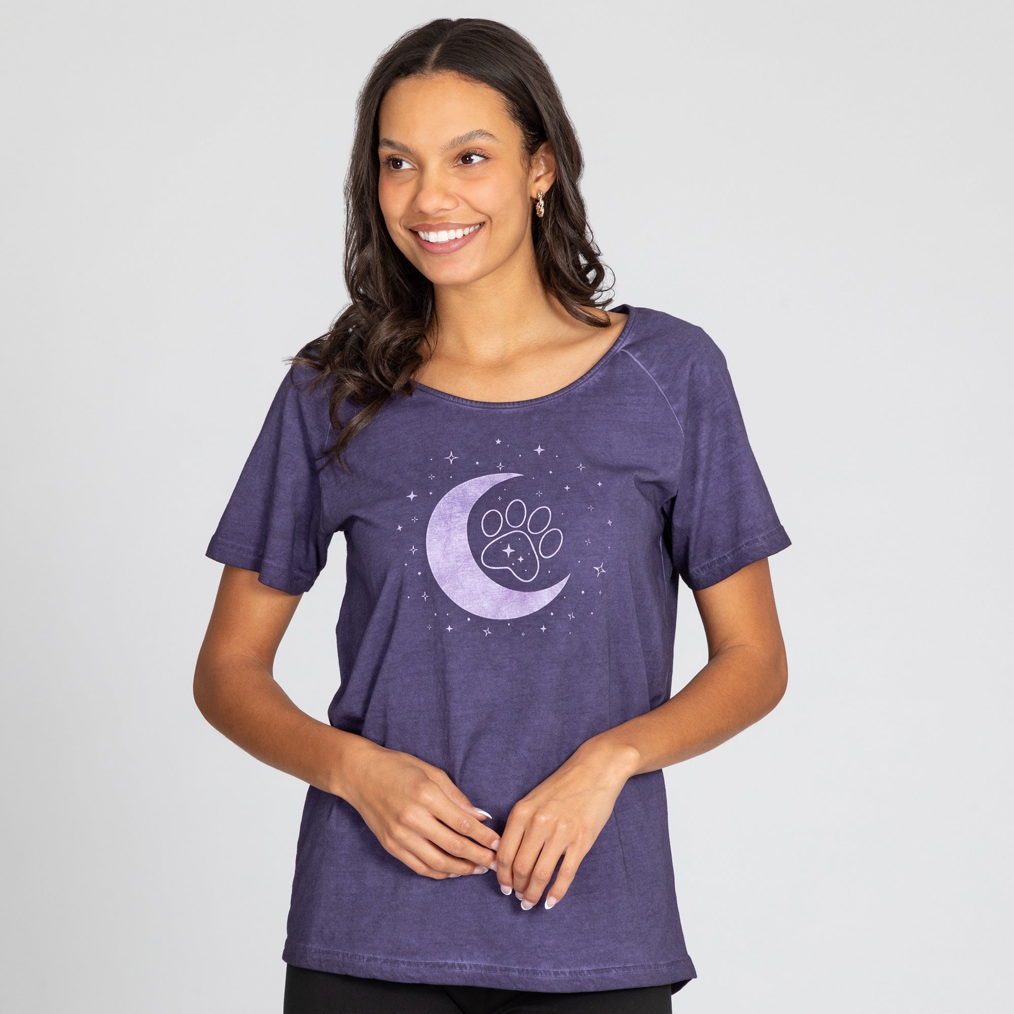 Pet & Moon Acid Wash Tee、mySite、camillekostekn