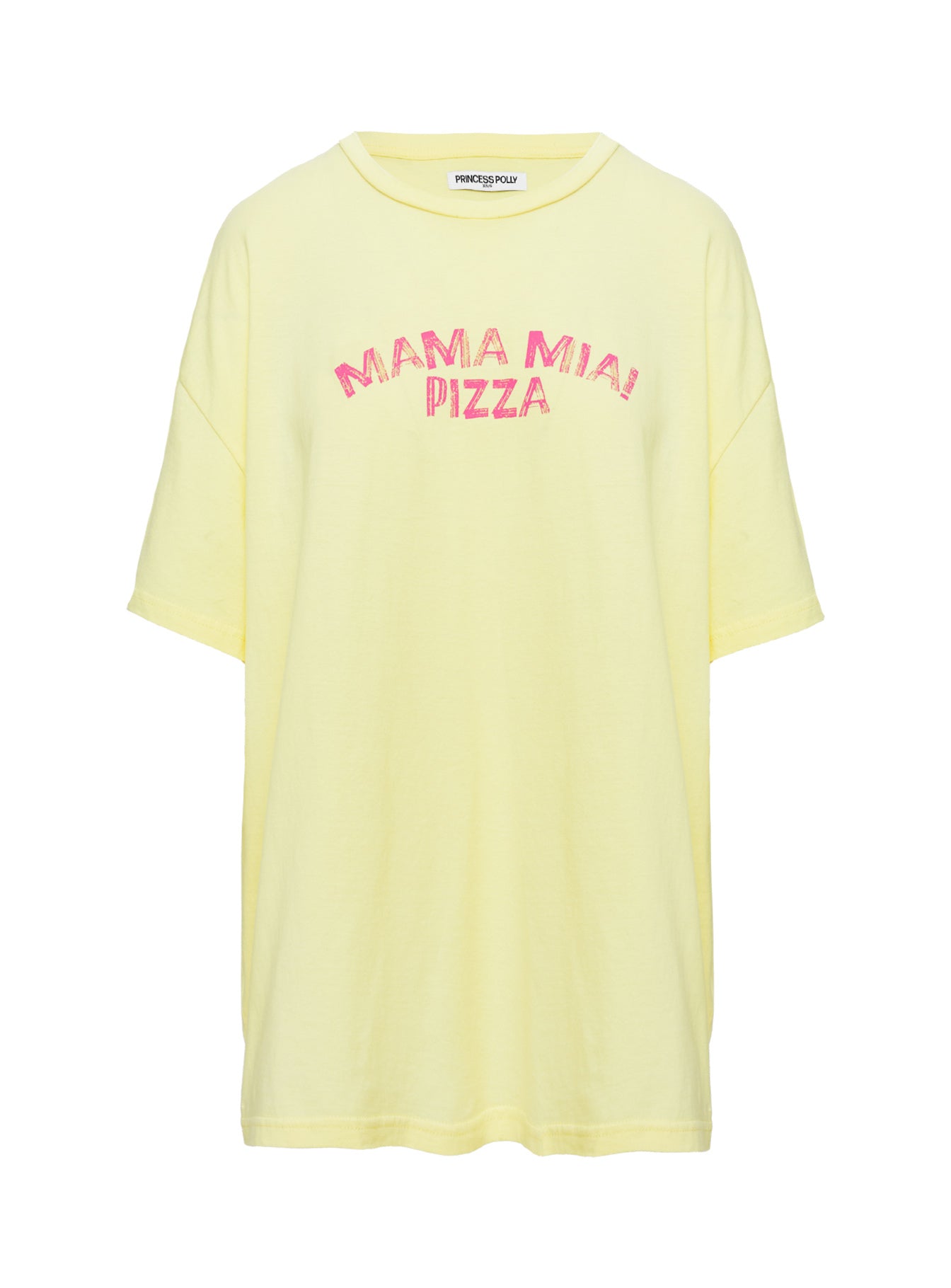 Made With Love Graphic Top Pastel Yellow、mySite、solidvoid