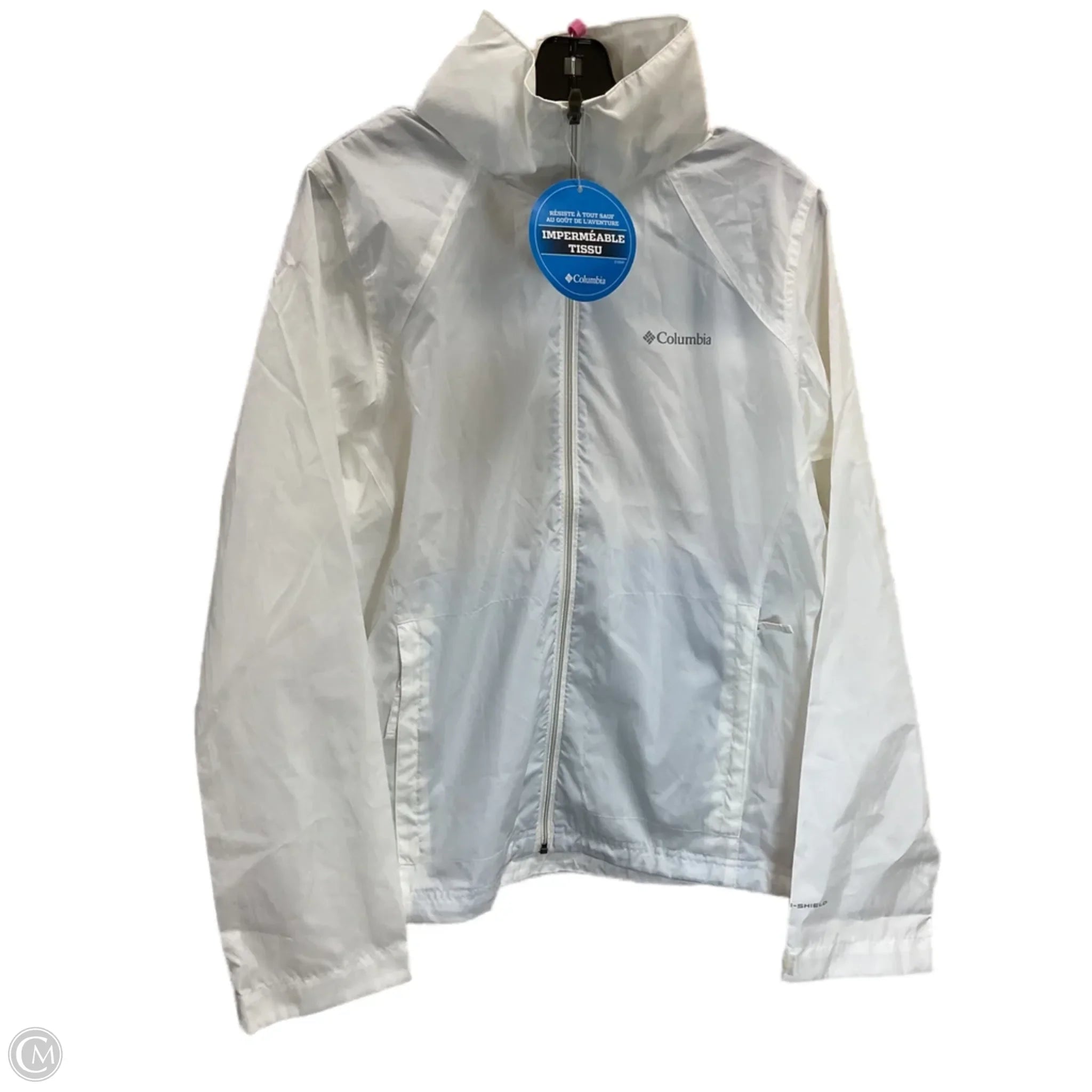 Jacket Windbreaker By Columbia In White, Size: L、mySite、garagedoors4me
