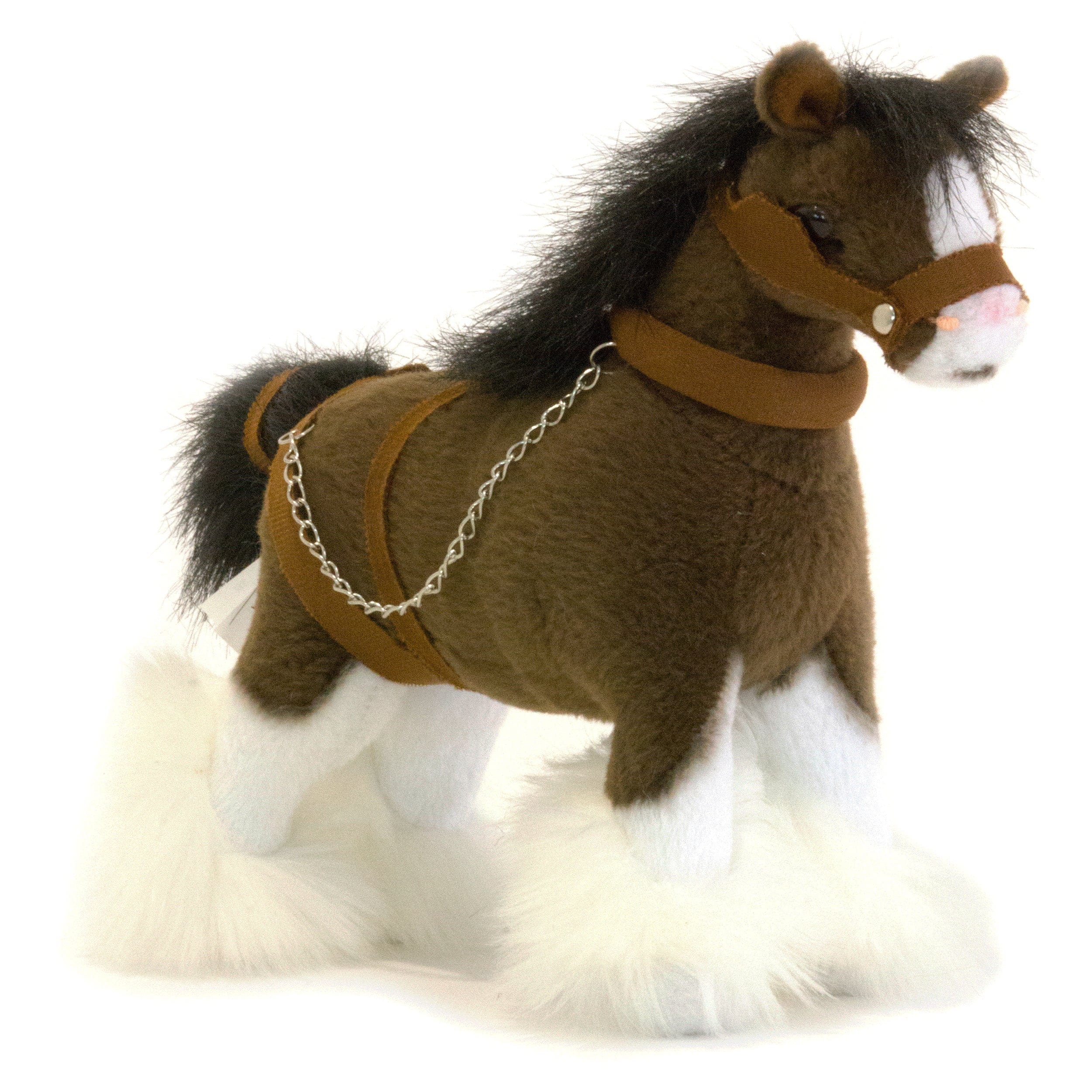 Plush Lifelike Clydesdale Horses Small & Large Size、mySite、g9winljtr