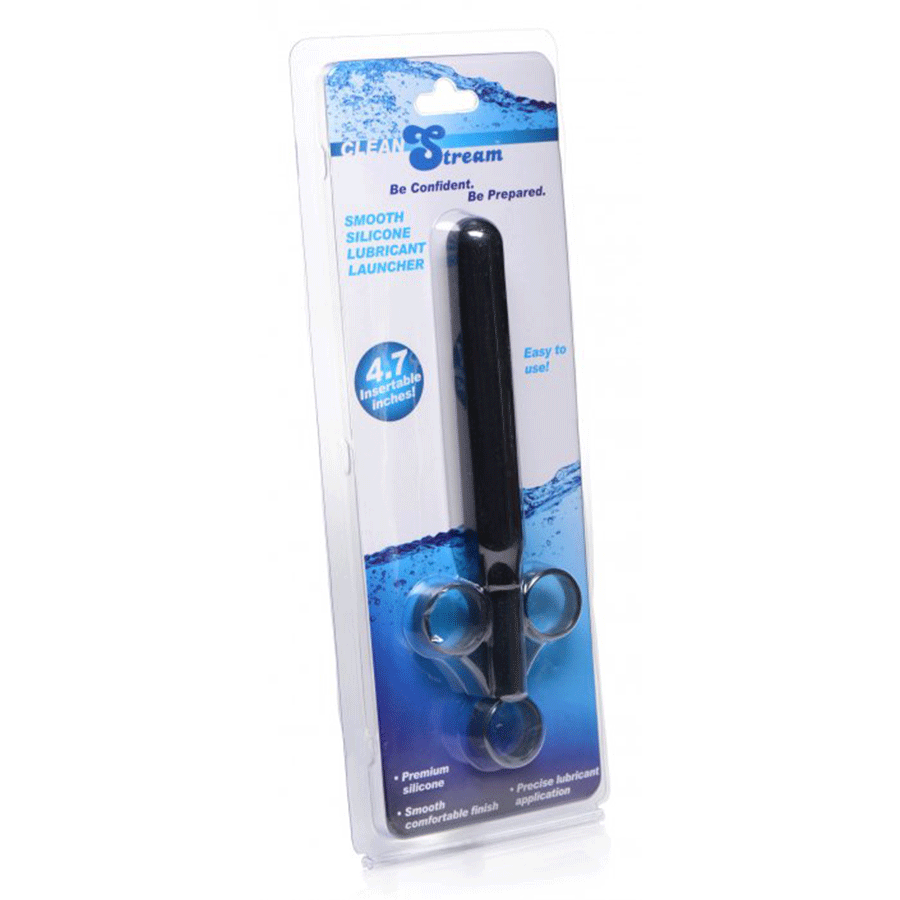 Smooth Silicone XL Black Lubricant Launcher by CleanStream、mySite、bottomscart
