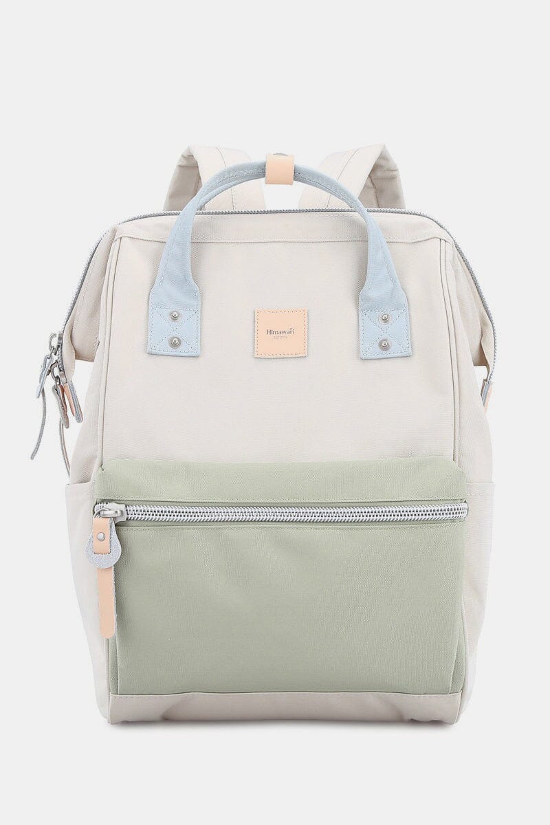 Himawari Water Resistant Canvas Backpack Bag with Side Pockets、mySite、camillekostekn