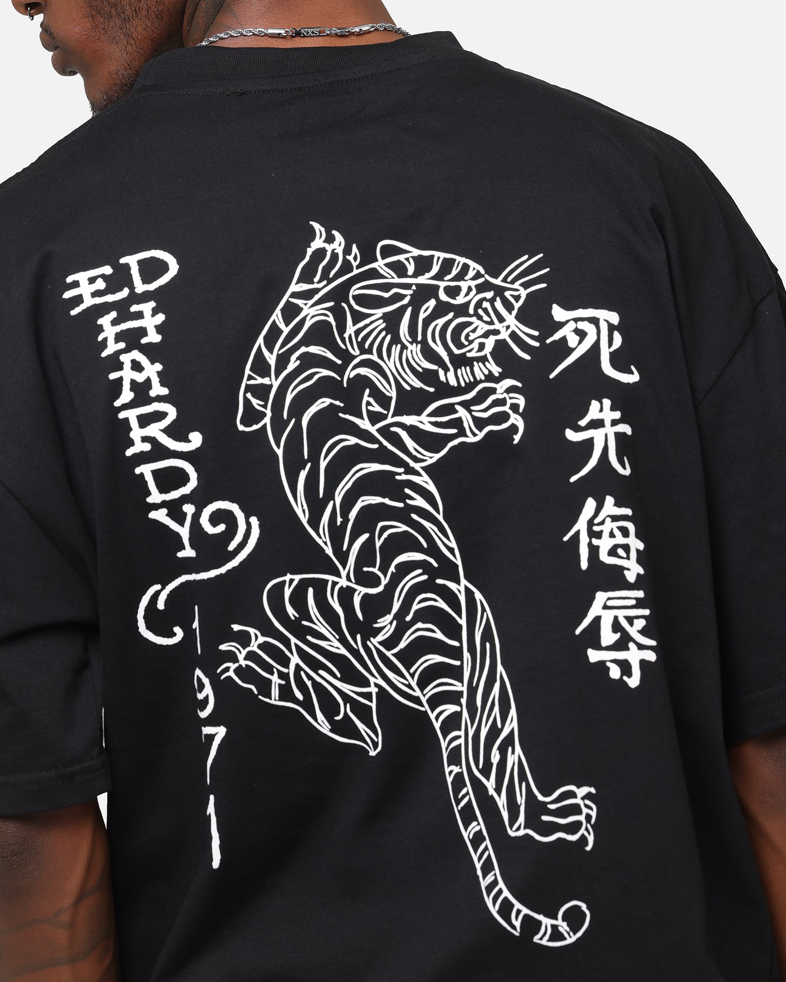 Ed Hardy Tiger Stamp T-Shirt Black、mySite、zt4zffjzw
