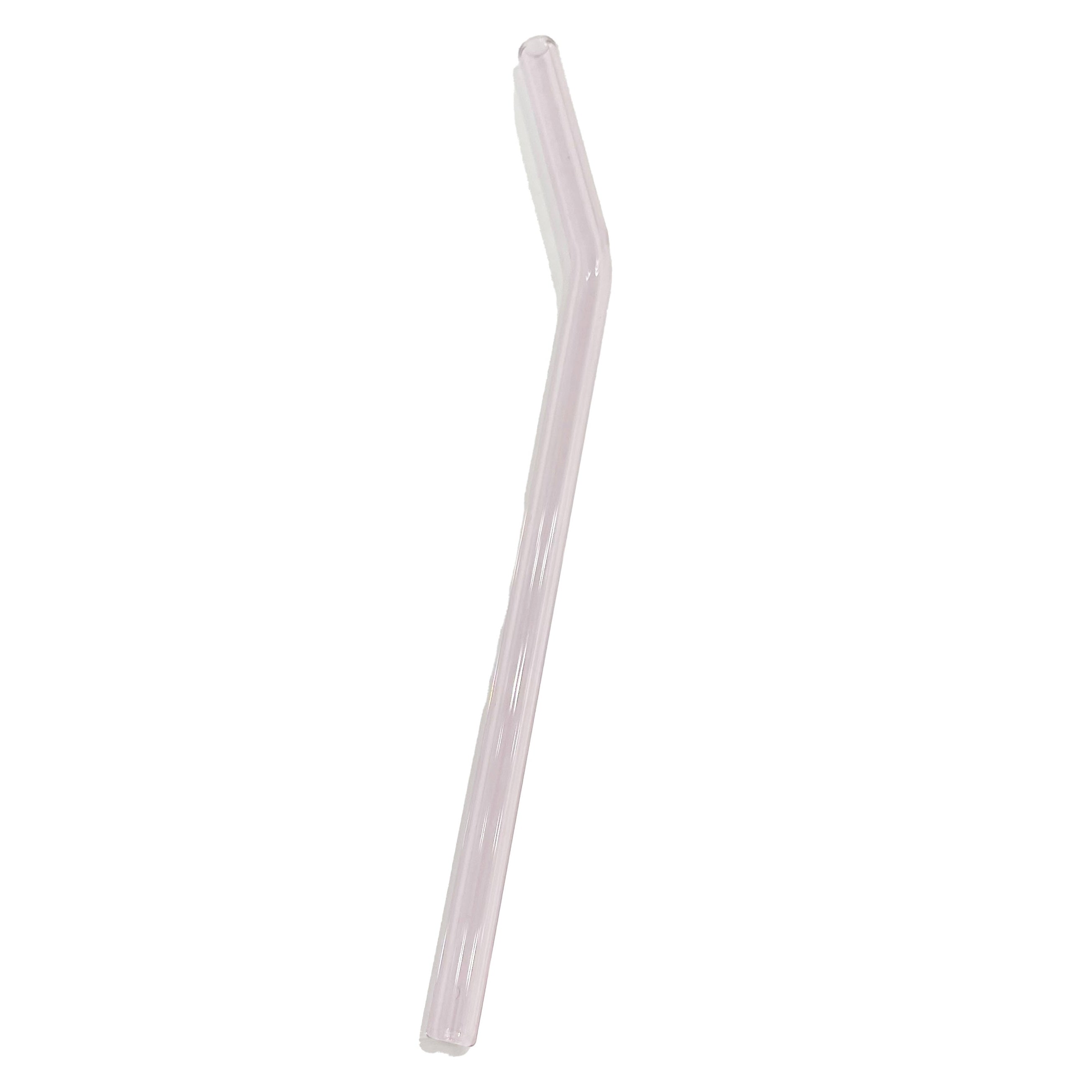 Oak Shore - 8 Tinted Bent Glass Straw: Pink、mySite、garagedoors4me