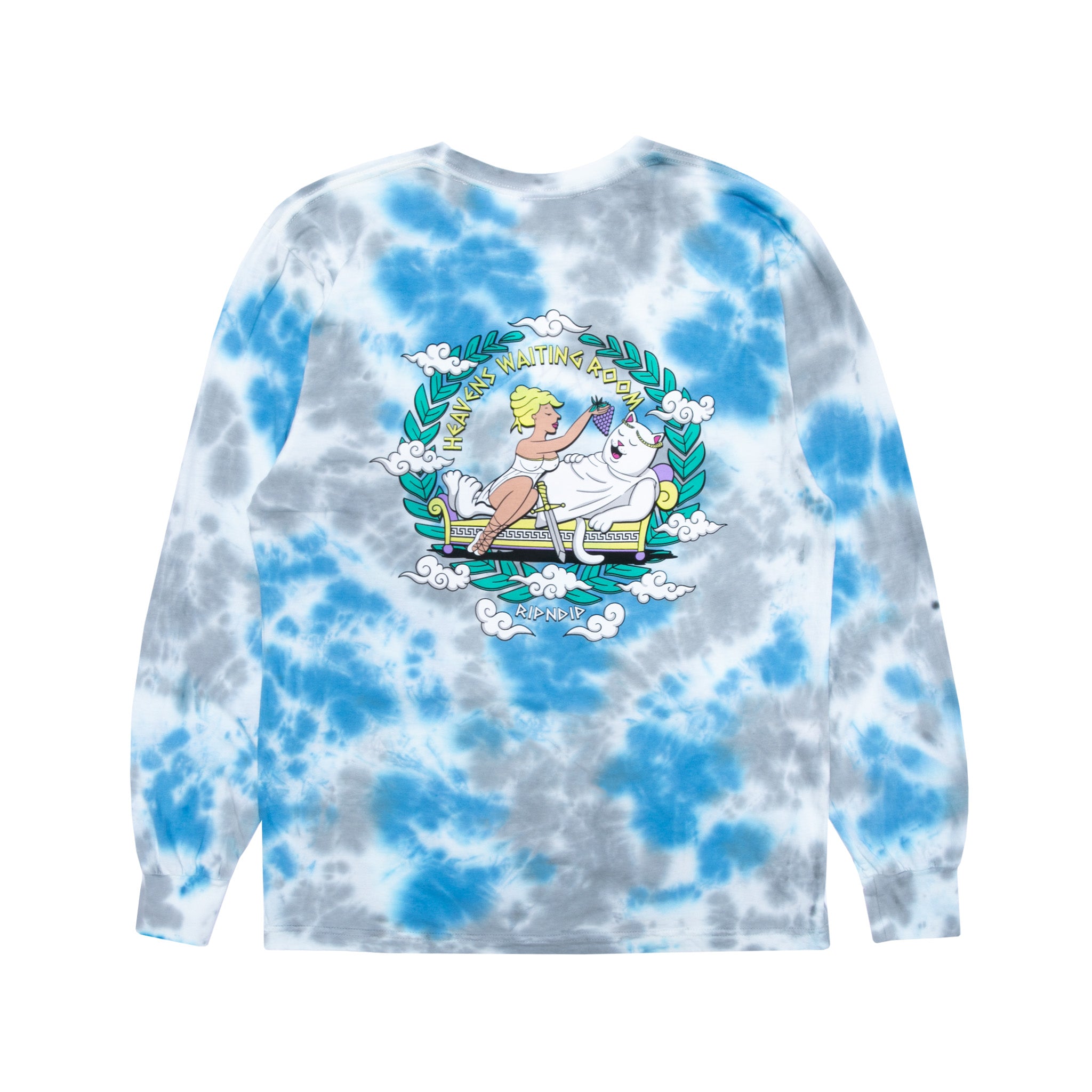  Waiting In Heaven Long Sleeve (Light Blue Cloud Wash)、mySite、merchandisen