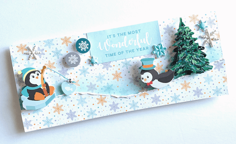 Handmade card made with Just Chillin