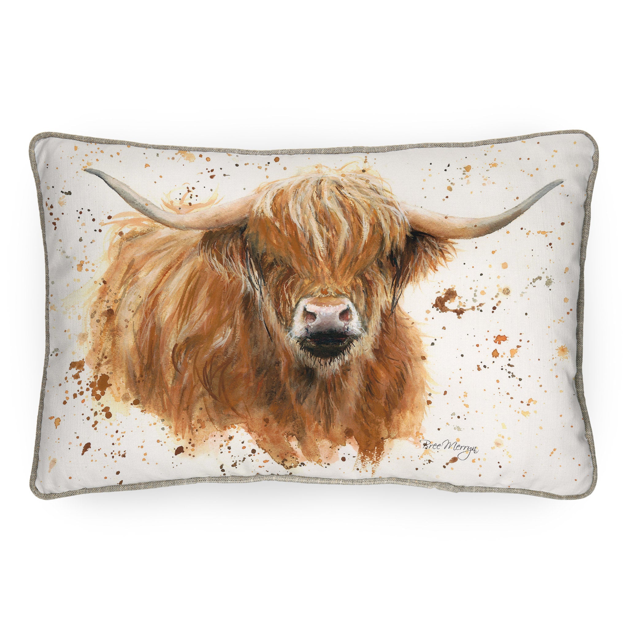Highland Cow Cushion、mySite、g9winljtr