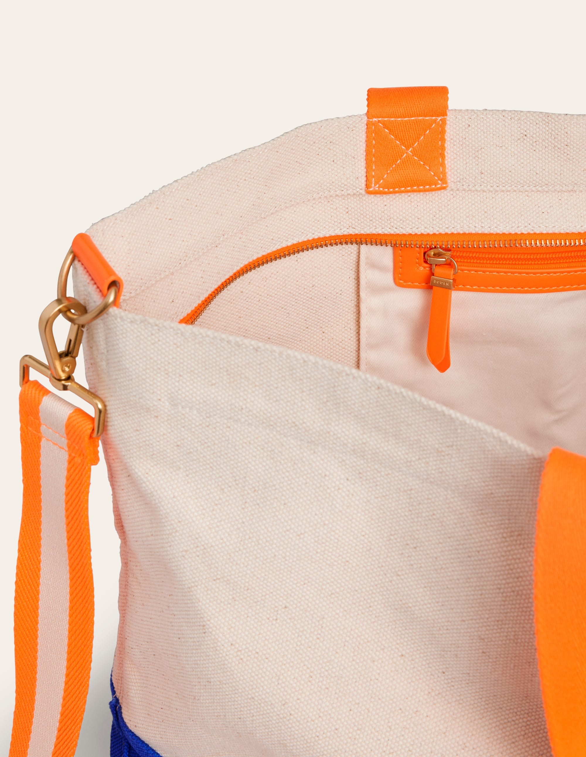  Canvas Weekender Tote Bag-Neutral/ Blue、mySite、ashleygrahame