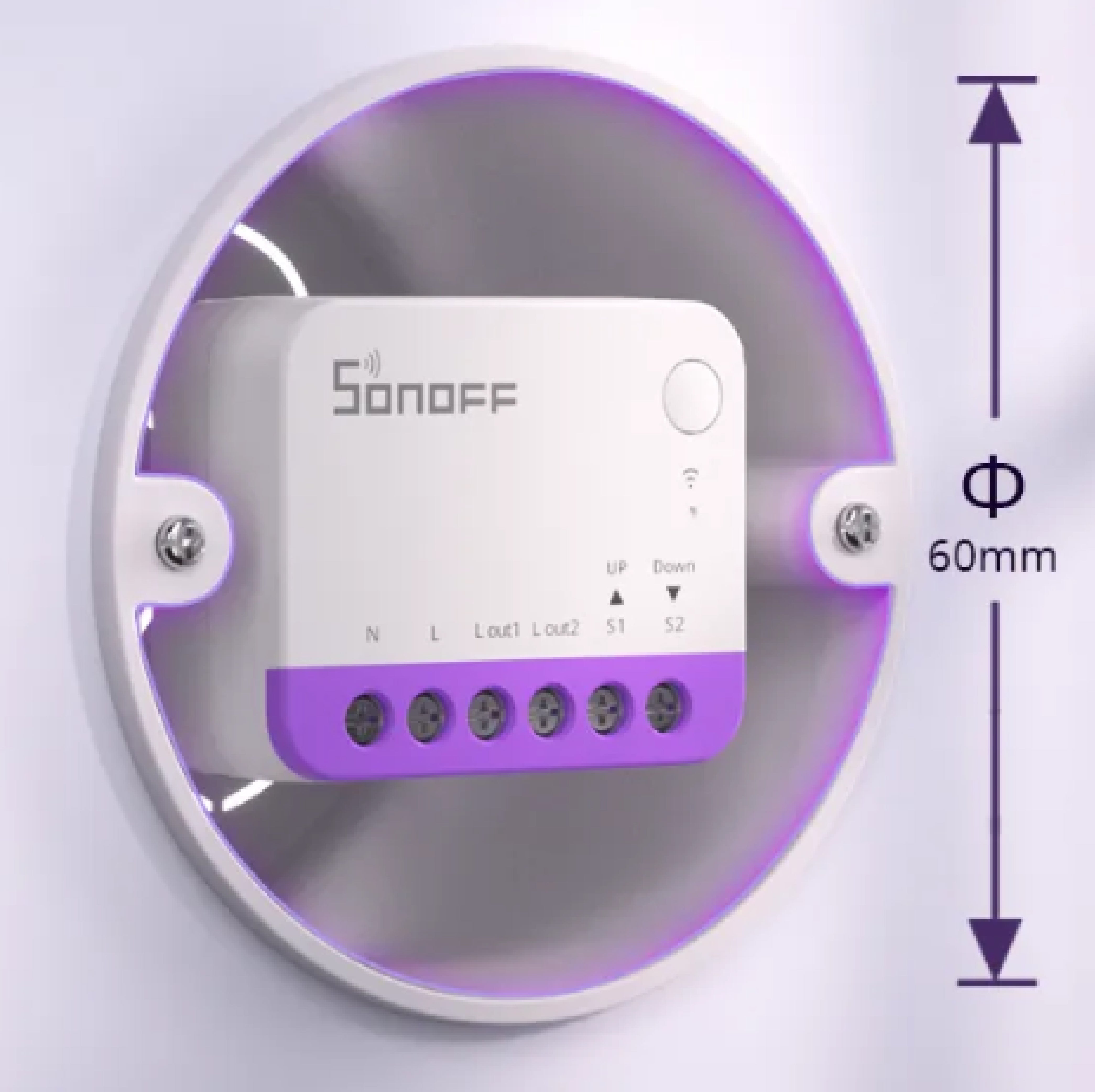 Sonoff Módulo de Estores Inteligente Matter - Sonoff Mini-RBS、mySite、fannypackpong