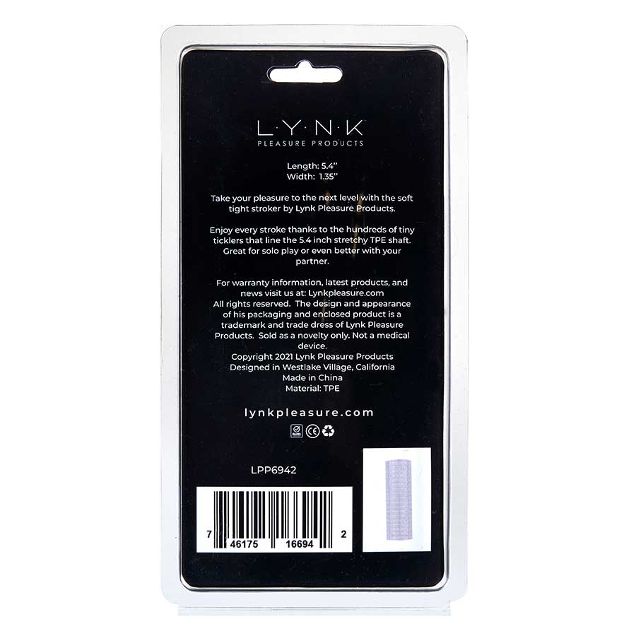 Men's Handy Stroker Sleeve by Lynk Pleasure | Clear Male Masturbator、mySite、bottomscart