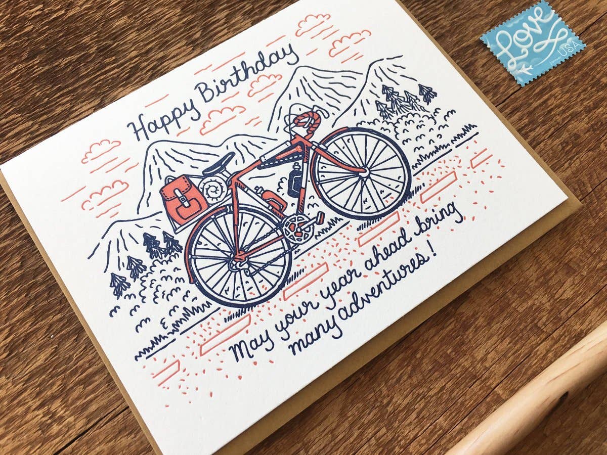 Noteworthy Paper - Birthday Bicycle Card、mySite、garagedoors4me