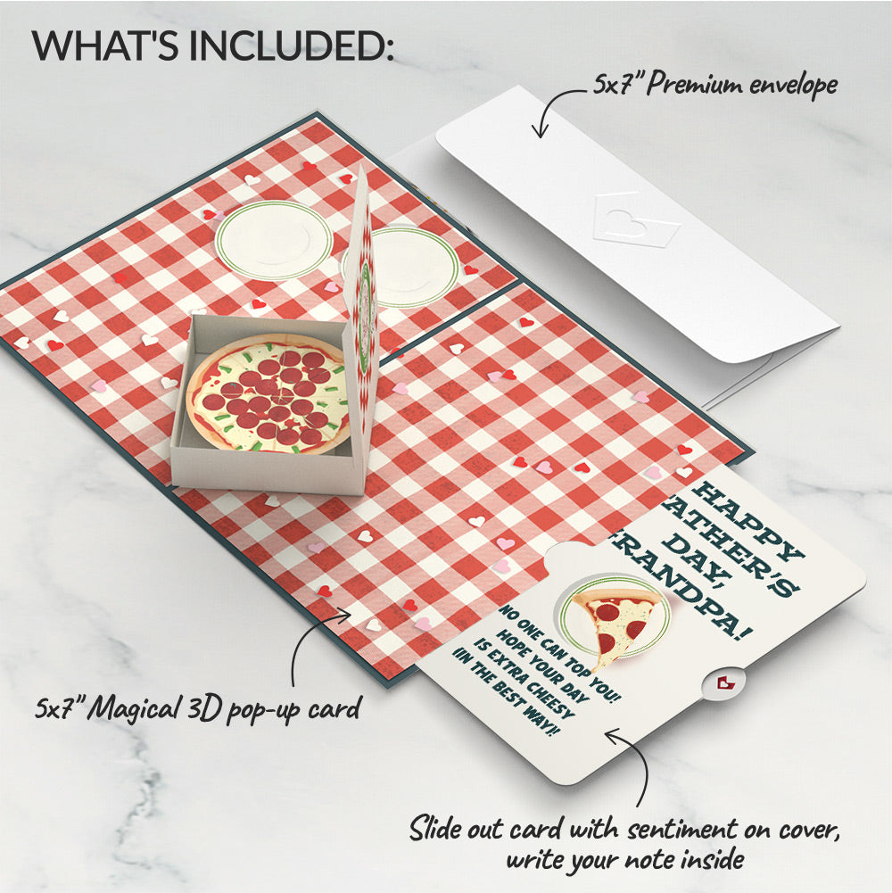 Pizza Love Father's Day Pop-Up Card and Sentiment Set for Grandpa、mySite、solidvoid