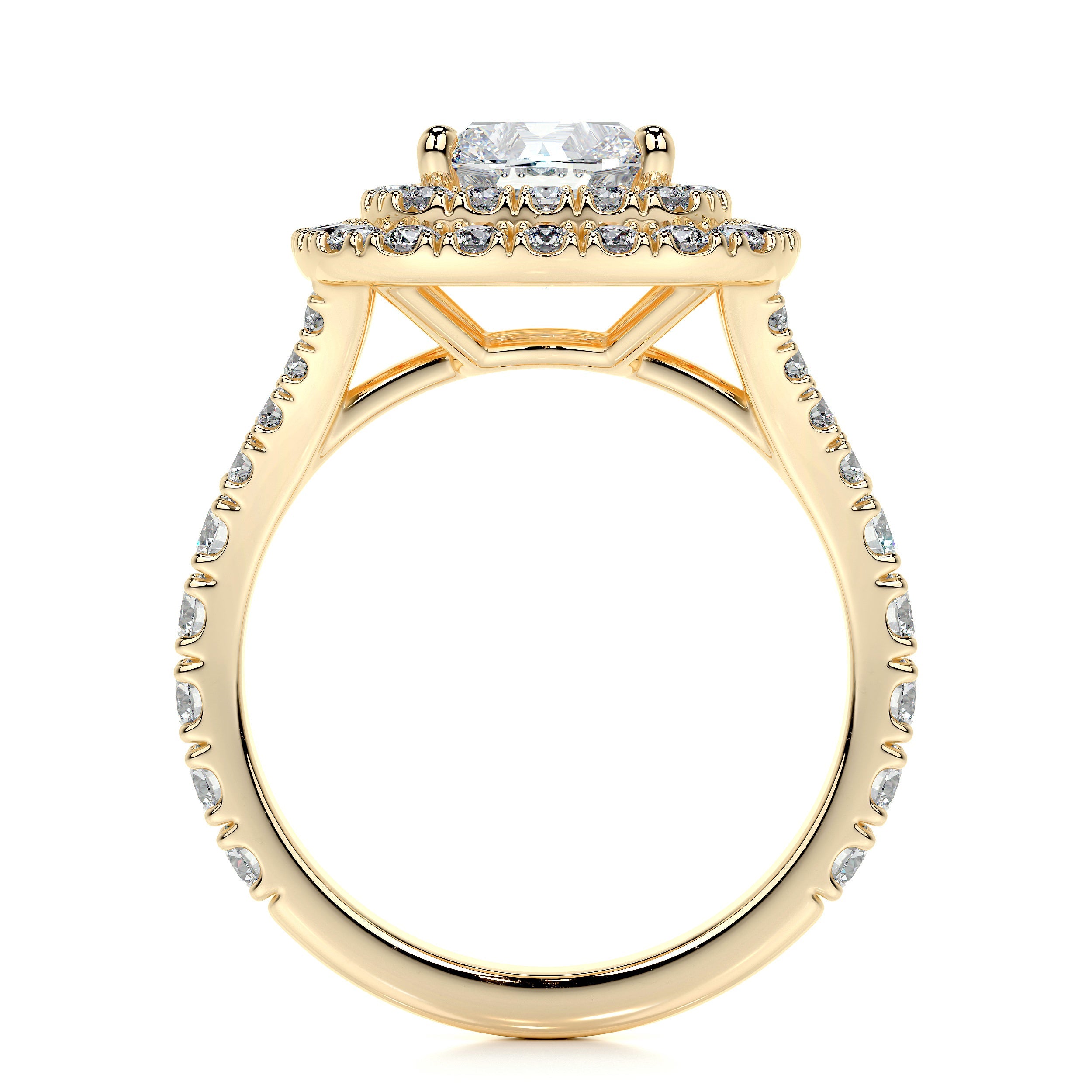 Tina Lab Grown Diamond Ring -18K Yellow Gold、mySite、hinf8tx79