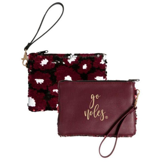 Sequined Reversible Wristlet Gators, FSU or Razorbacks*、mySite、g9winljtr