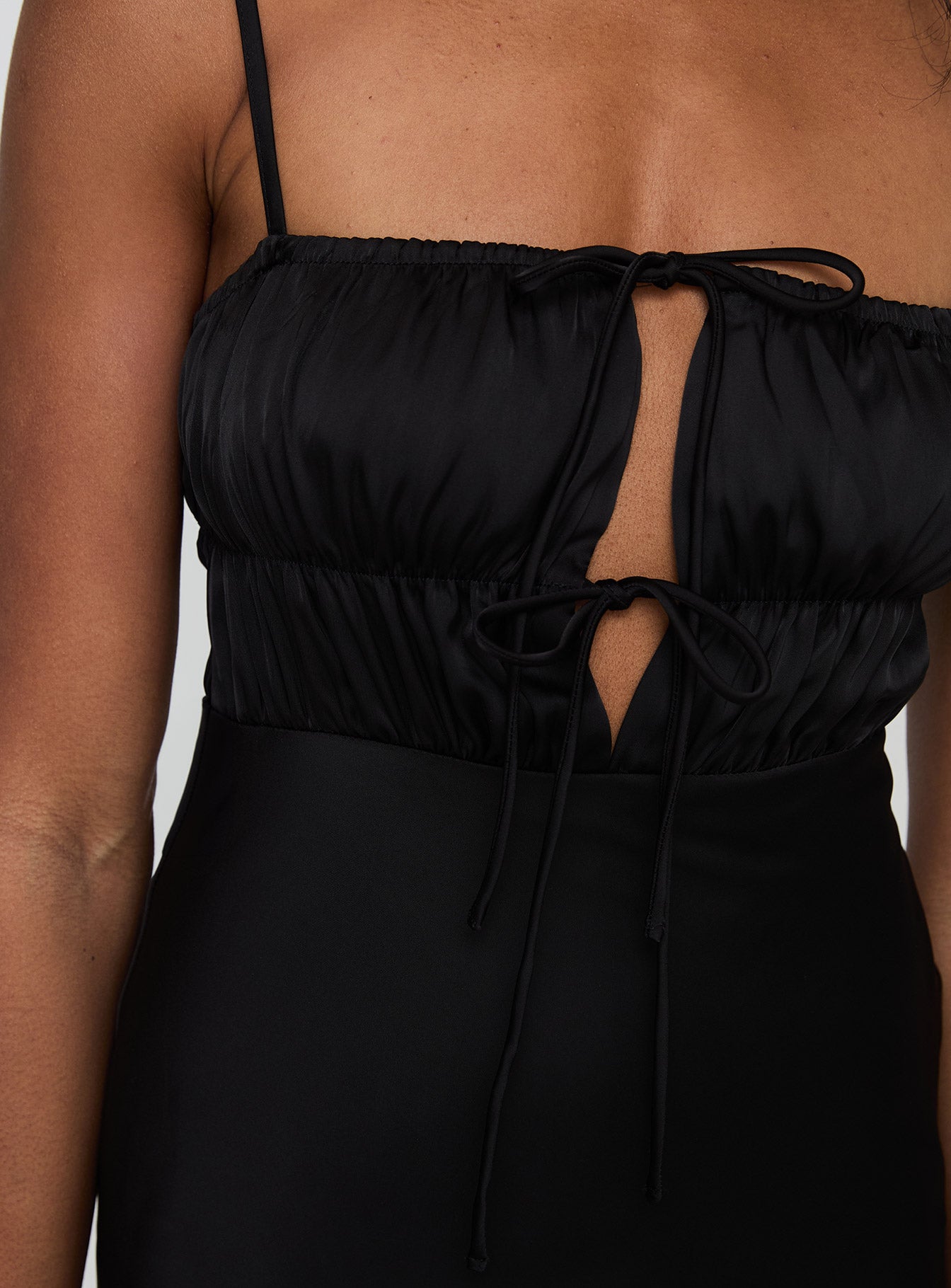 Jaquelin Maxi Dress Black、mySite、solidvoid