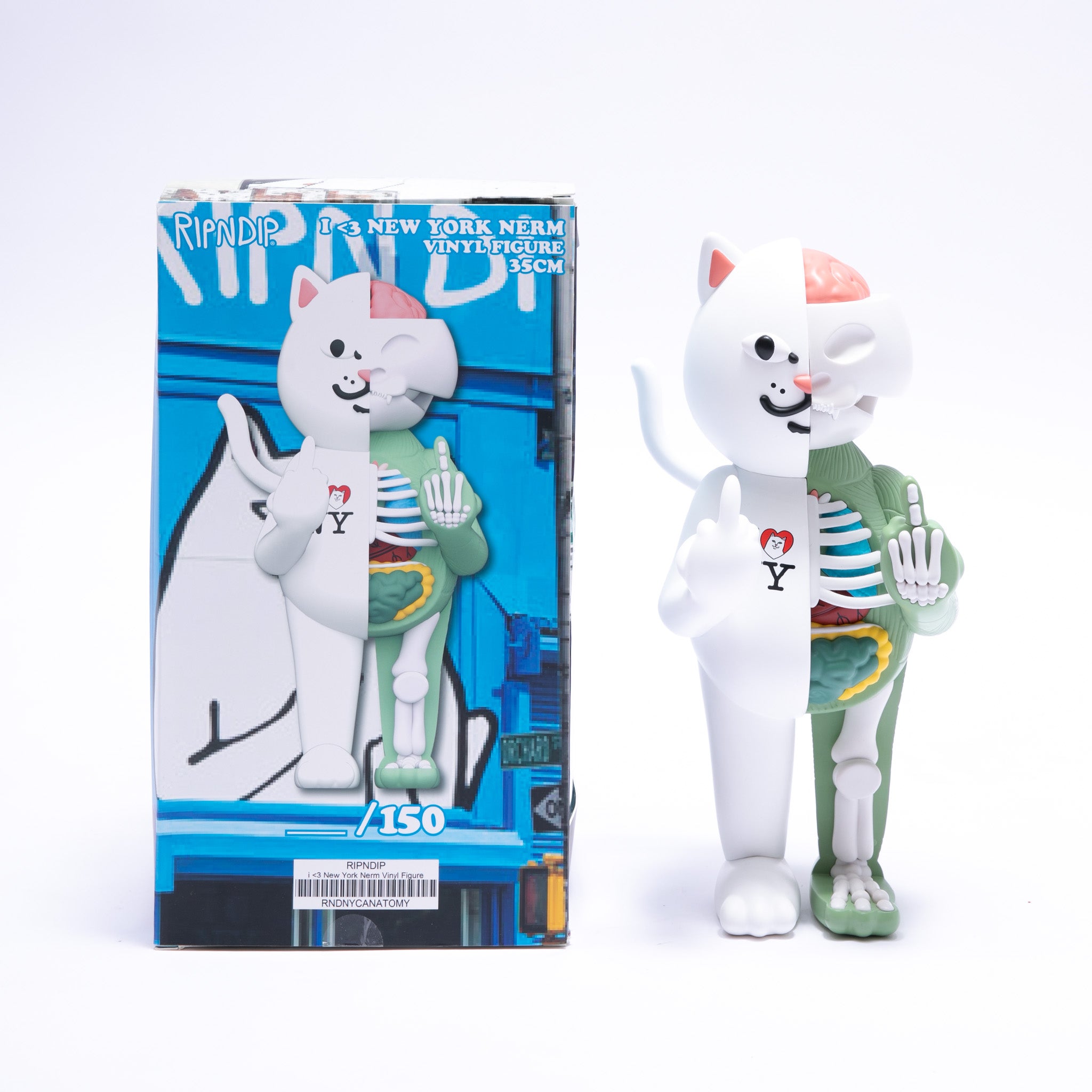  I Heart NY Nerm Anatomy Vinyl Figure、mySite、merchandisen