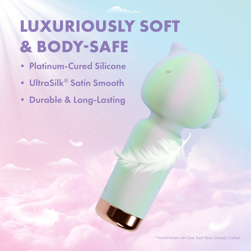 Play With Me | Unicorn Dreams Handheld Silicone Clitoral Vibrator With Sensual Pleasure Nubs - USB Rechargeable - In Blue、mySite、bottomscart
