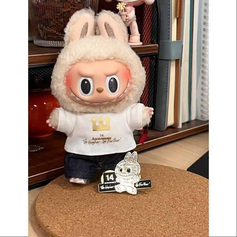  Labubu The Monsters Pop Mart 14th Anniversary Vinyl Plush Pendant 2024 Limited Edition、mySite、greenlandpopulation