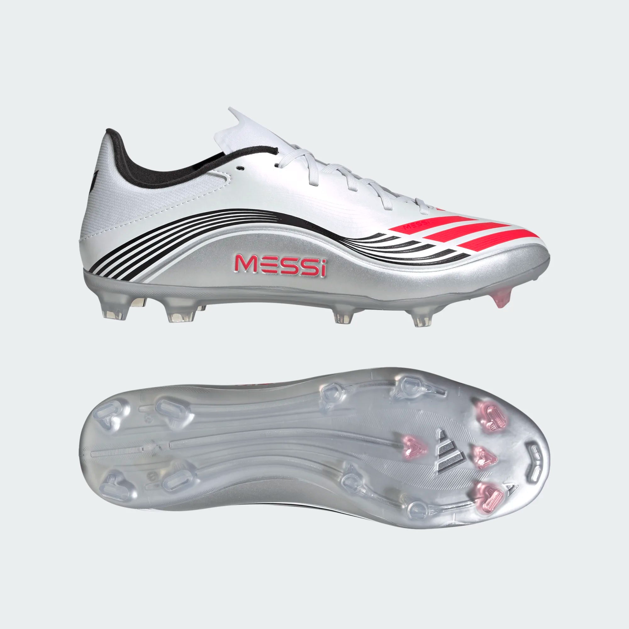 adidas F50 Messi League FG/MG Soccer Cleats (White/Lucid Red/Silver Metallic)、mySite、shadidas F50 Messi League FG/MG Soccer Cleats (White/Lucid Red/Silver Metallic)、mySite、glenpowelloop_name