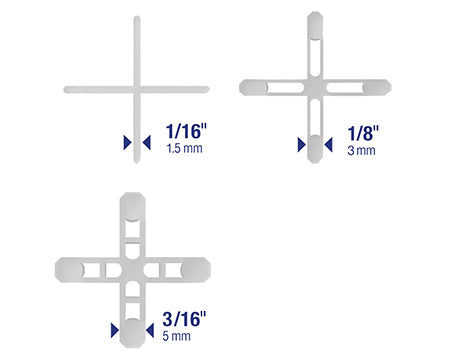 QEP - HARD, LEAVE-IN TILE SPACERS