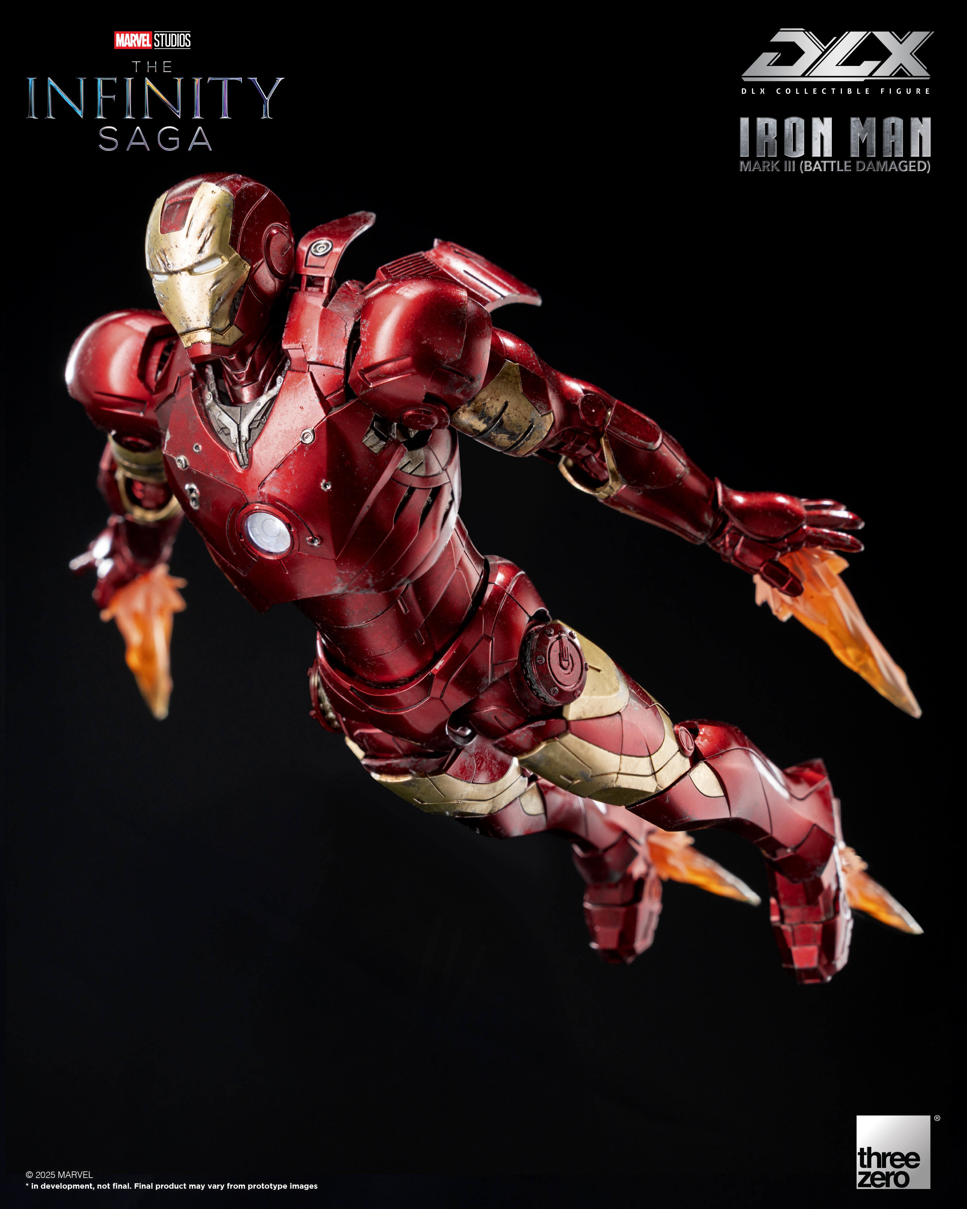 Threezero Marvel Studios: The Infinity Saga DLX Iron Man Mark 3 (Battle Damaged)、mySite、hgirdovlk