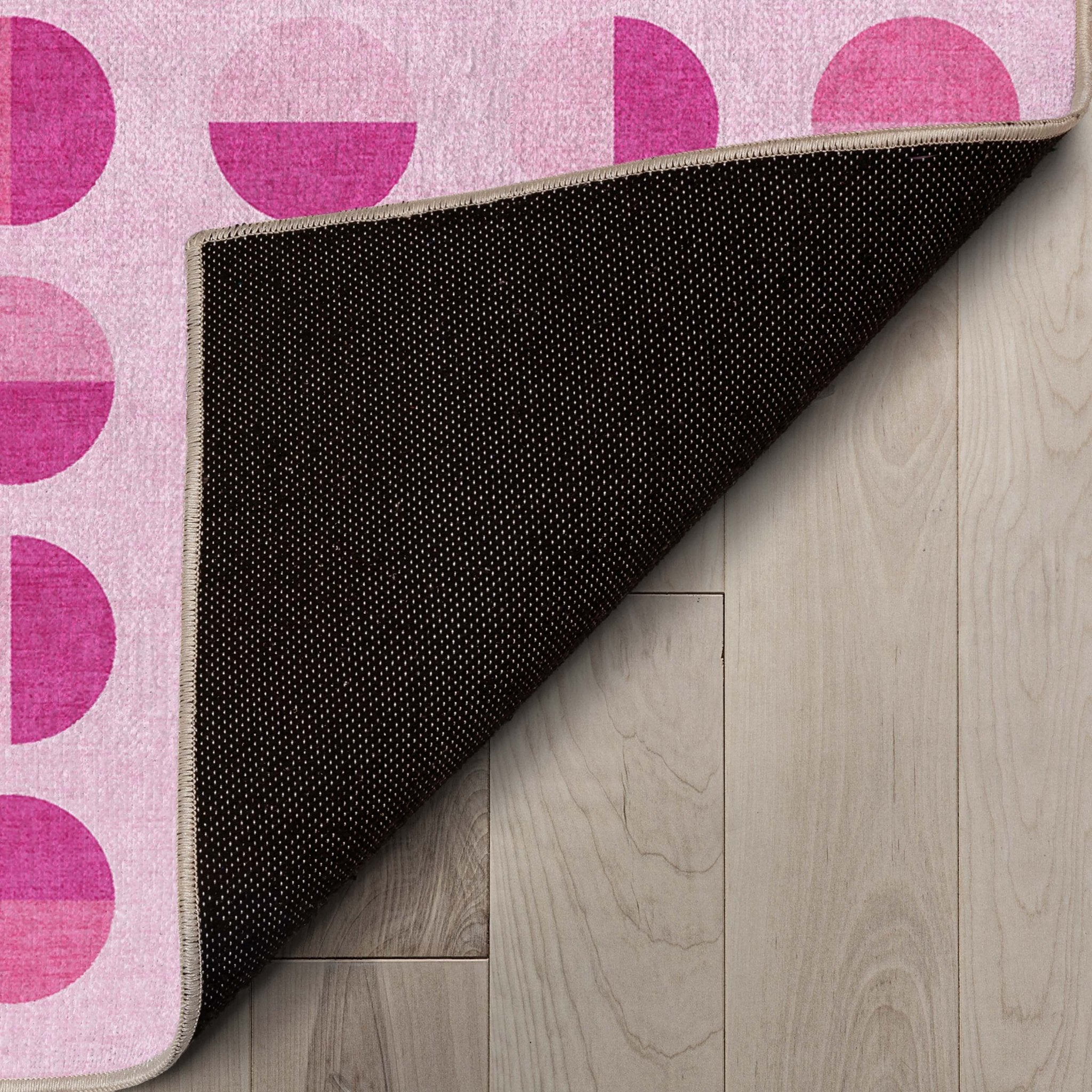 Apollo Geometric Modern Pink Rug for Living Room, Bedroom, Kitchen & Office、mySite、gigharbornorthrealestate