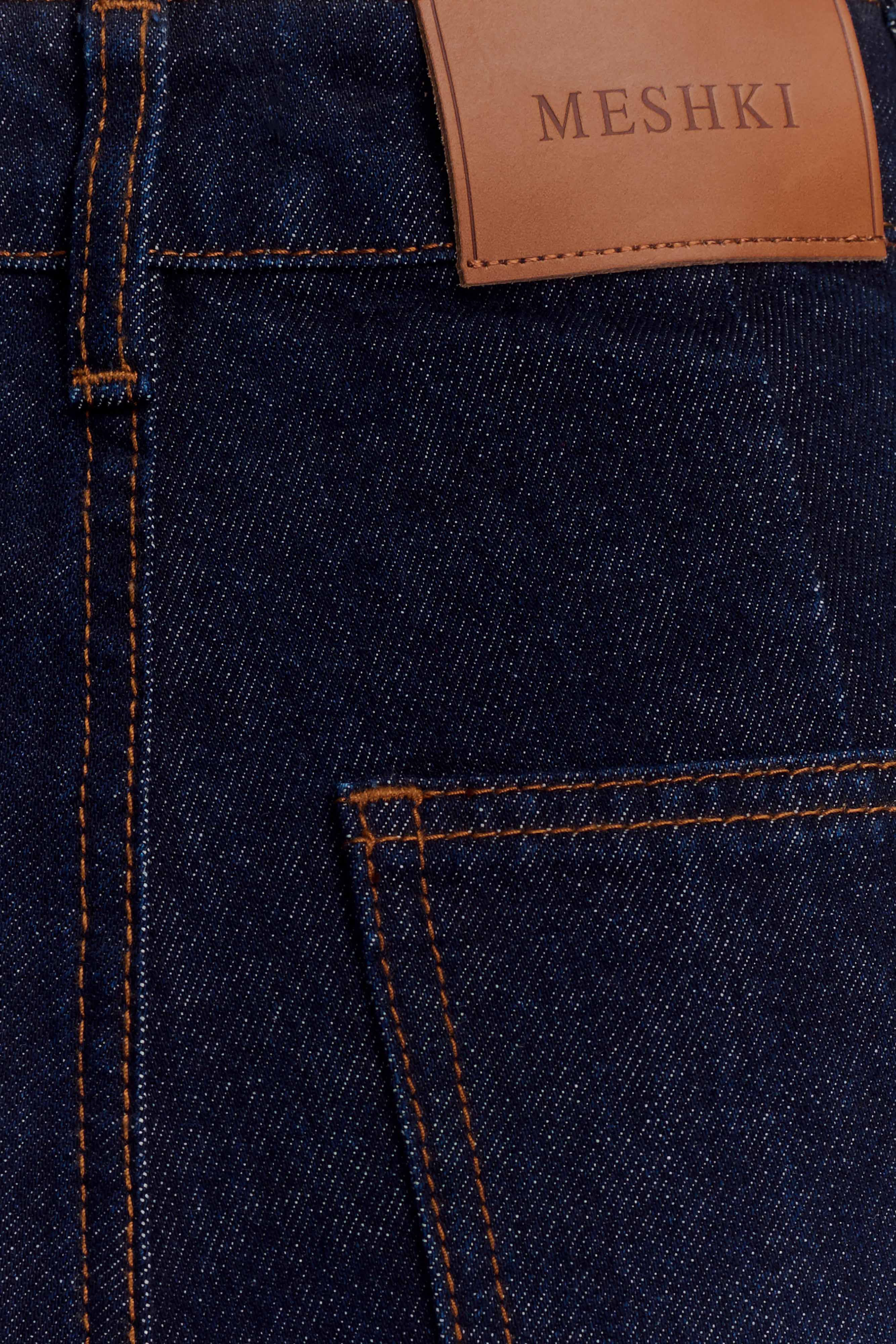 Jen Wide Leg Flare Denim Jeans - Indigo Blue、mySite、solidvoid