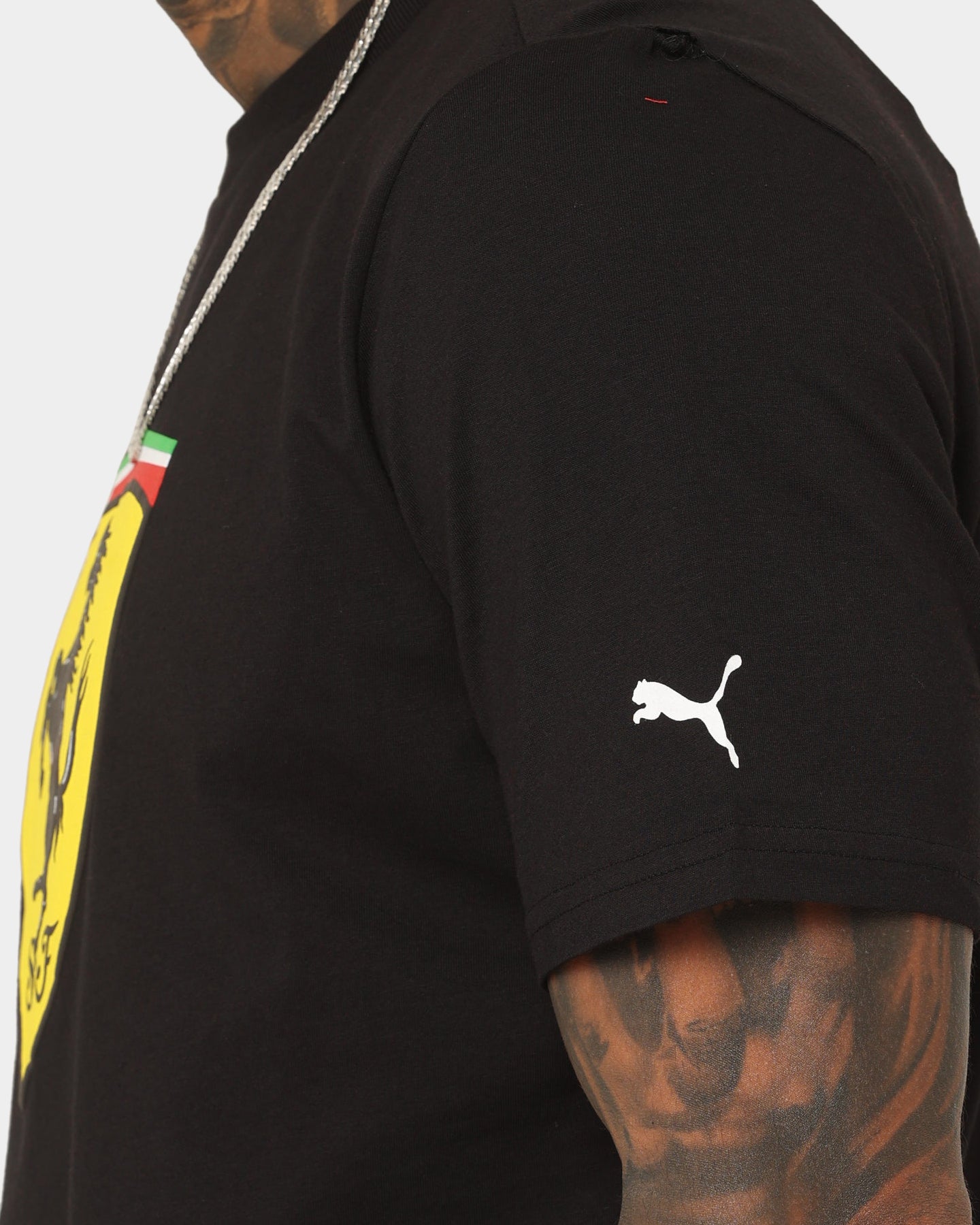 Puma X Ferrari Motorsports Race Big Shield T-Shirt Puma Black、mySite、zt4zffjzw