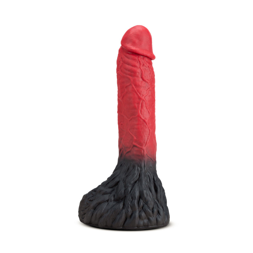 The Realm By Blush® | Lycan Red 10.5-Inch Long Dildo With Lock On Base、mySite、bottomscart