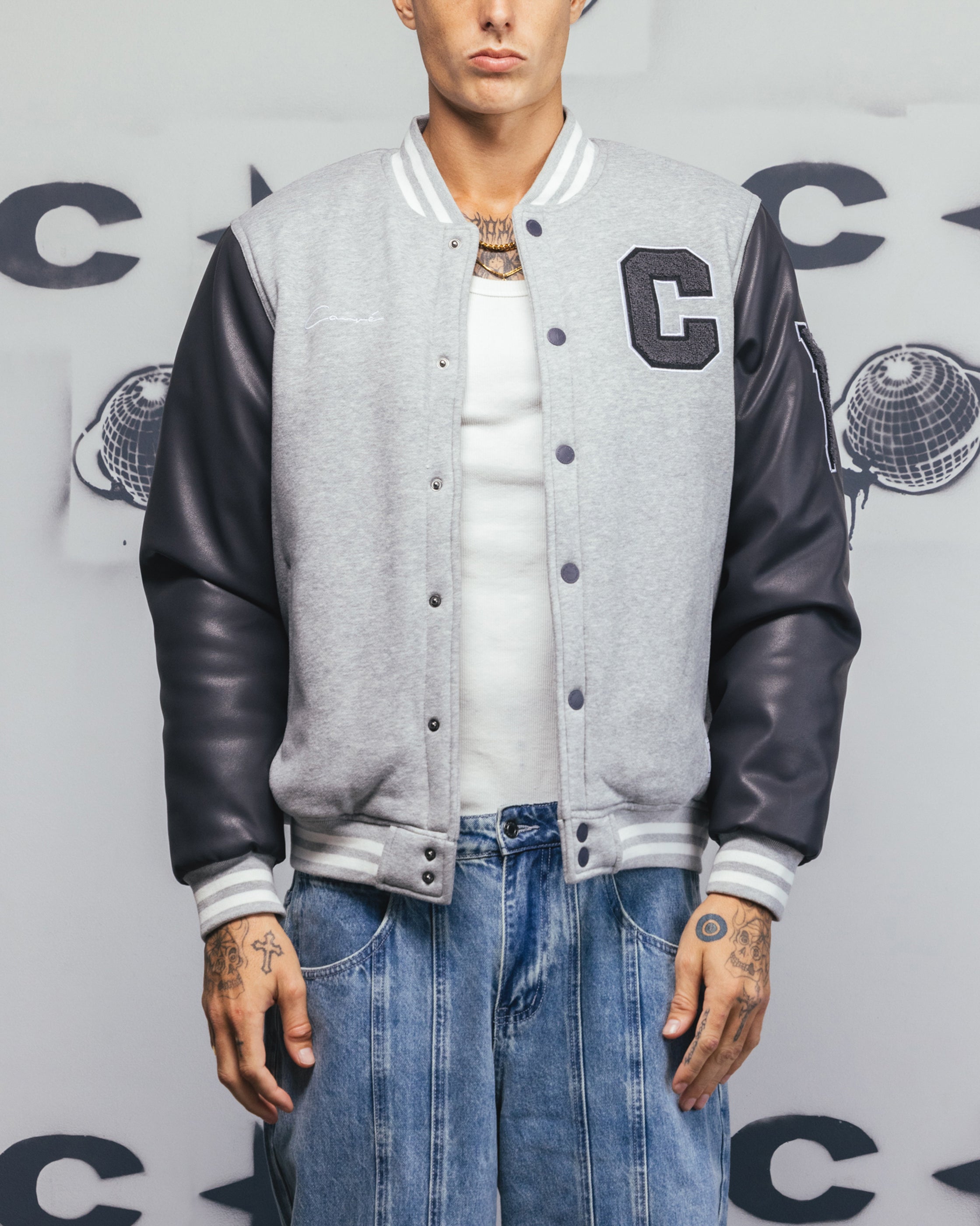 Carre MVP Varsity Jacket Grey、mySite、zt4zffjzw