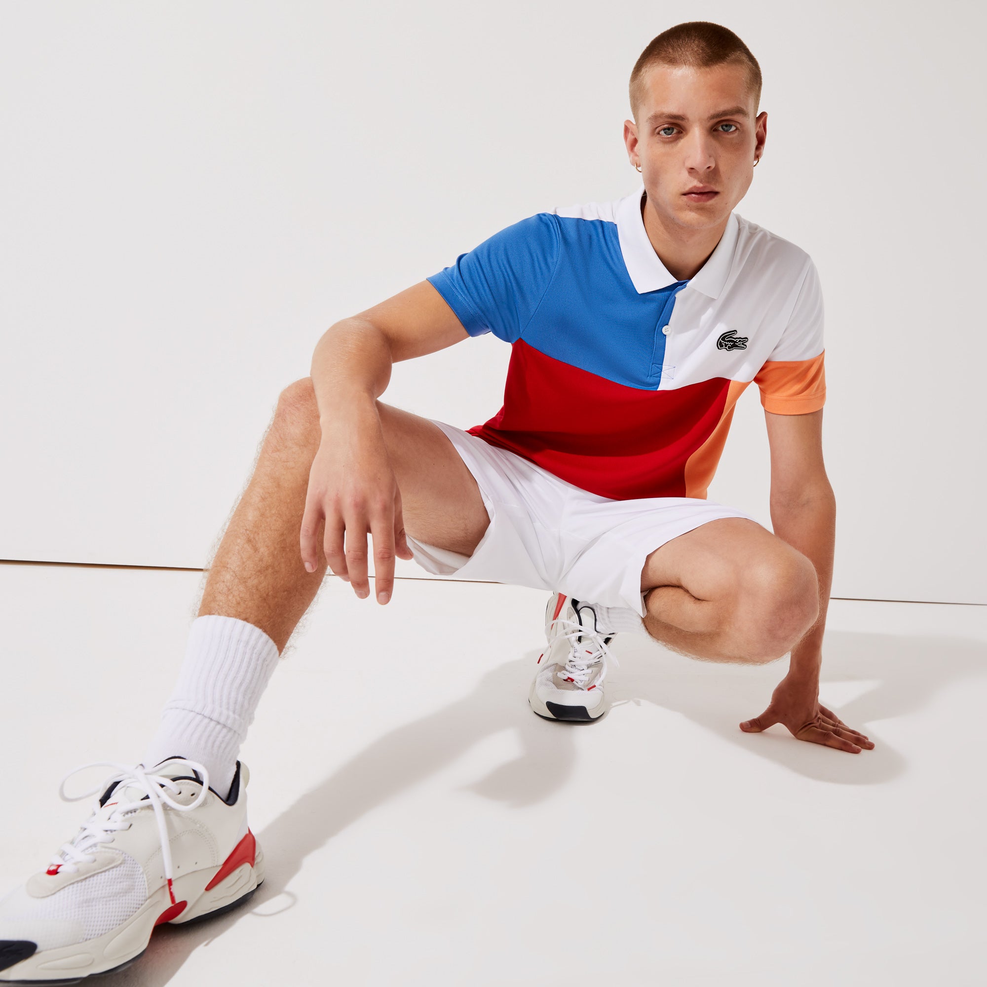 Lacoste Ultra Dry Men's Colorblock Tennis Polo