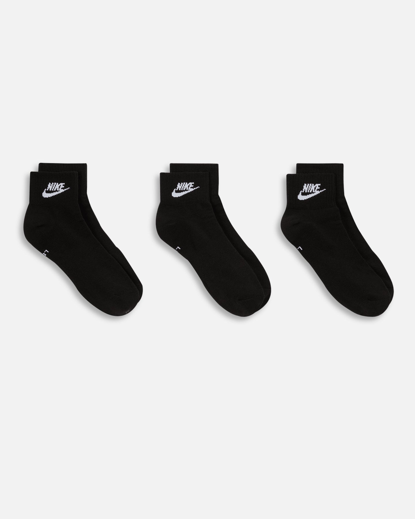 Nike Everyday Essential Ankle Socks 3 Pack Black/White、mySite、zt4zffjzw