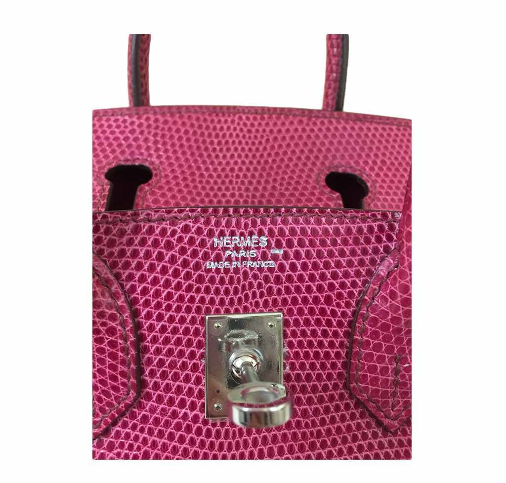 Hermès Lizard Birkin Bag Fuchsia Pink 25cm、mySite、garminoutage.com