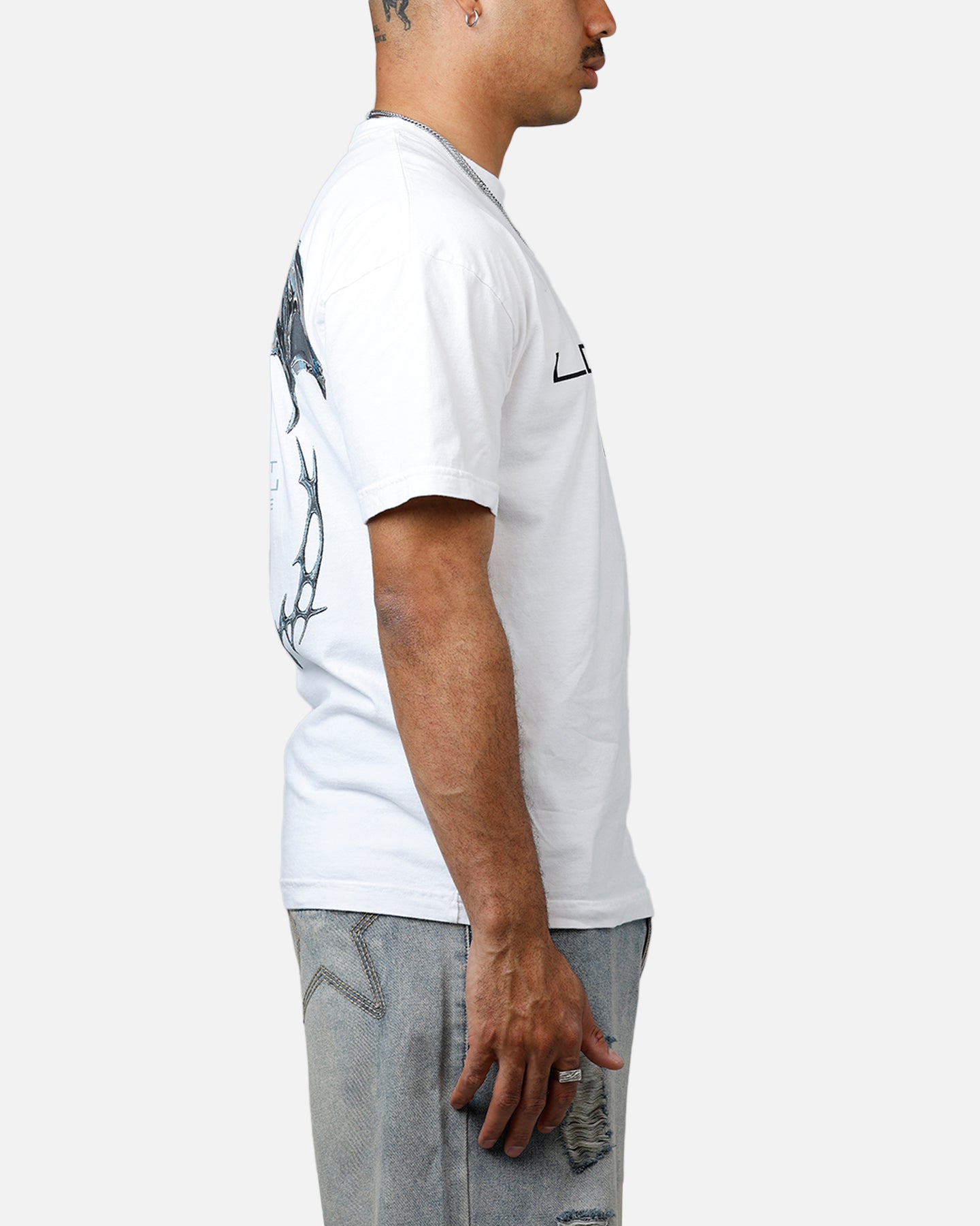 Loiter Chrome Deceiver Vintage T-Shirt White、mySite、zt4zffjzw