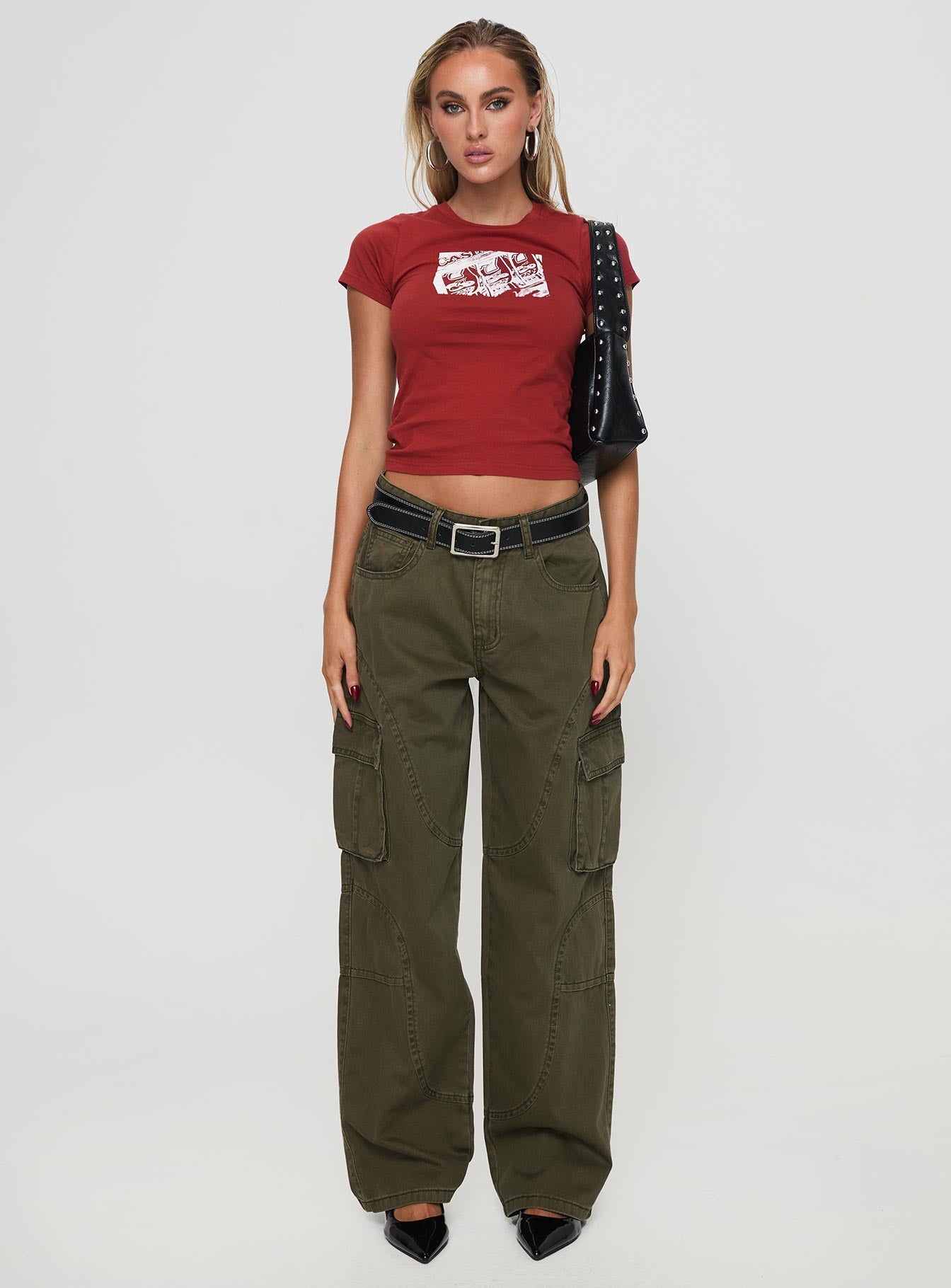 Ahstin Cargo Jeans Green Petite、mySite、solidvoid