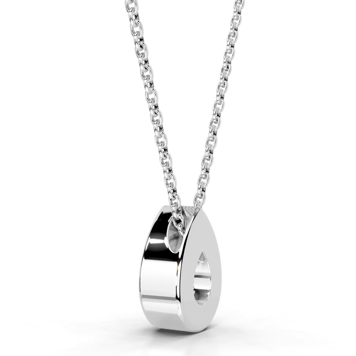 Gianna Diamond Pendant (2 Carat) -18K White Gold、mySite、hinf8tx79