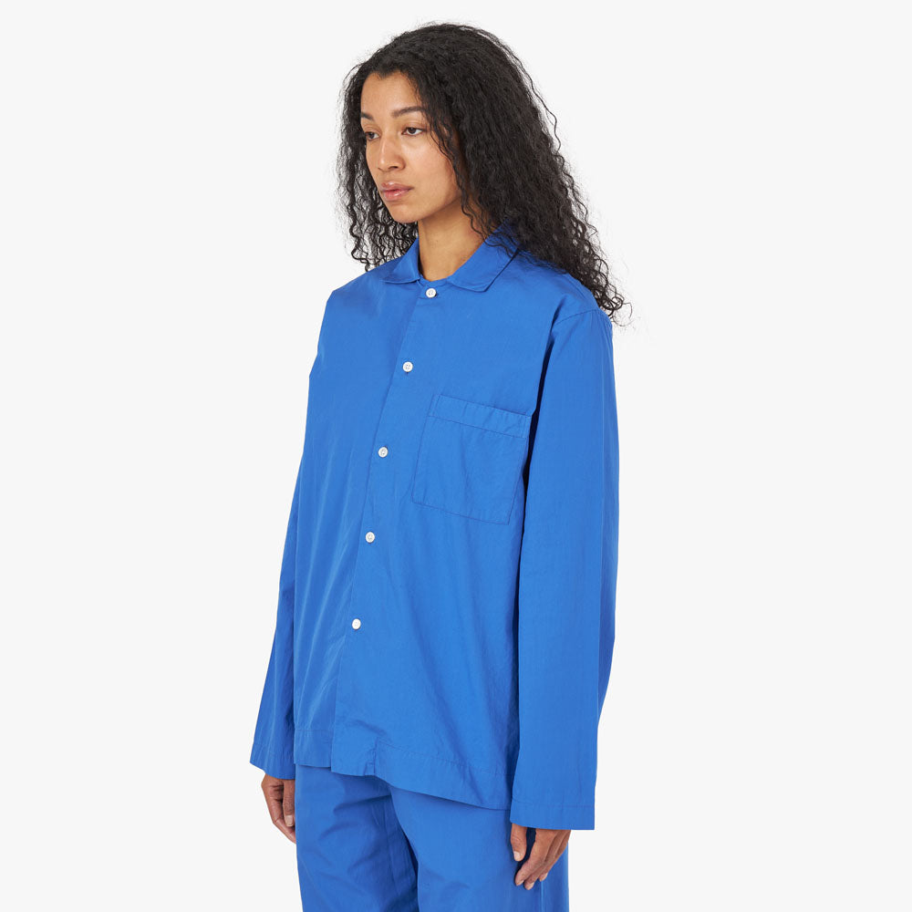  Tekla Poplin Long Sleeve Shirt / Royal Blue、mySite、merchandisen