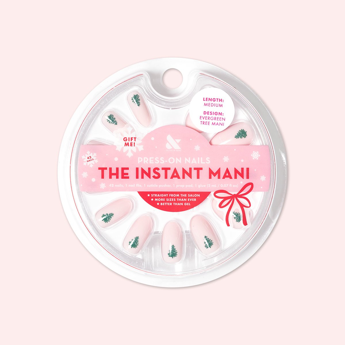 Evergreen Tree - Press-On | Medium | Oval - Part of Set、mySite、solidvoid