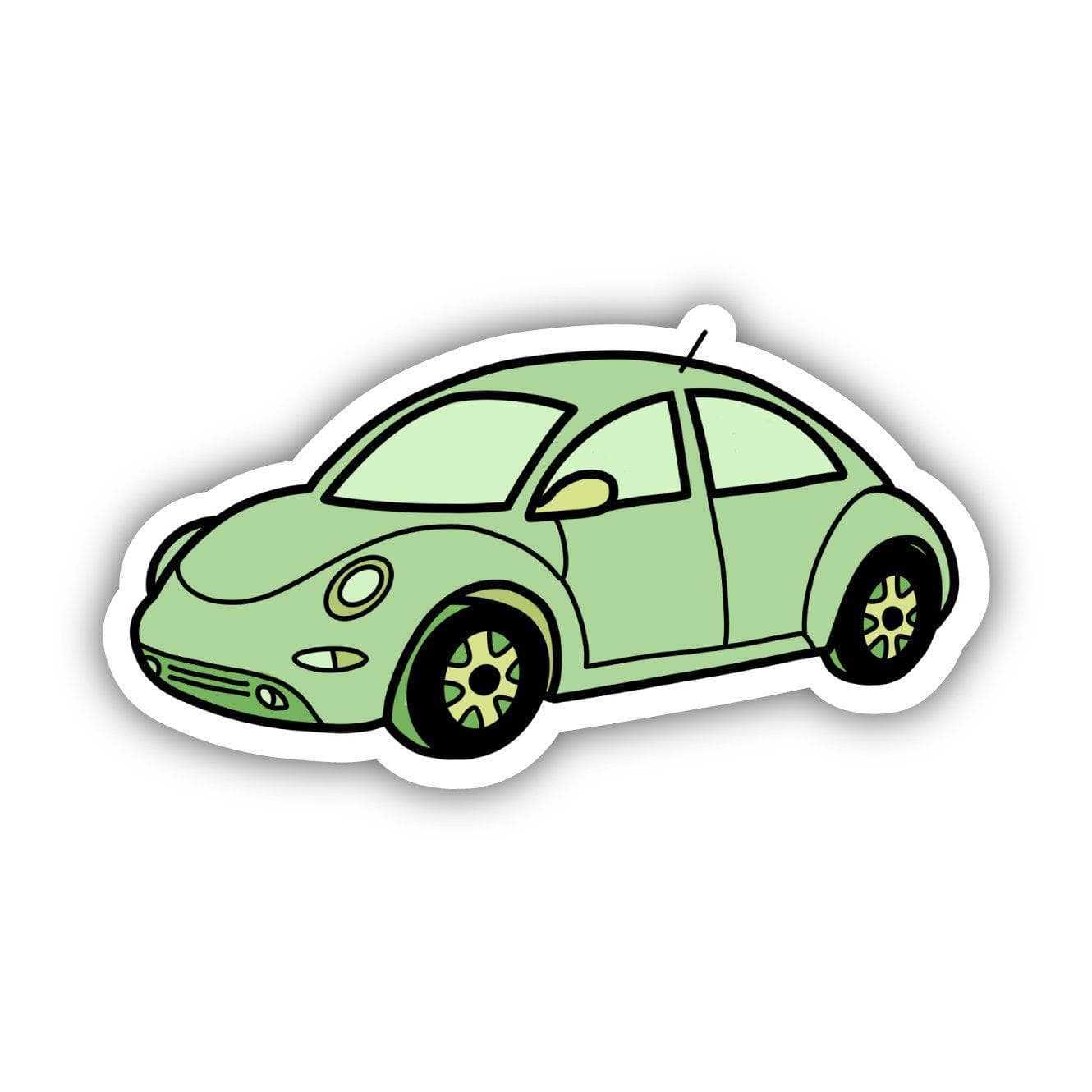  Green Bug Car Aesthetic Sticker、mySite、elrpsem3k