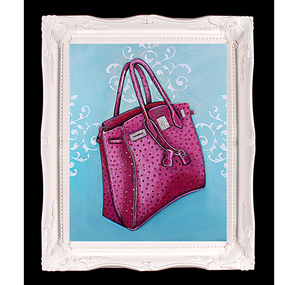 Medium Limited Edition Fuchsia Hermès Birkin Giclée、mySite、garminoutage.com