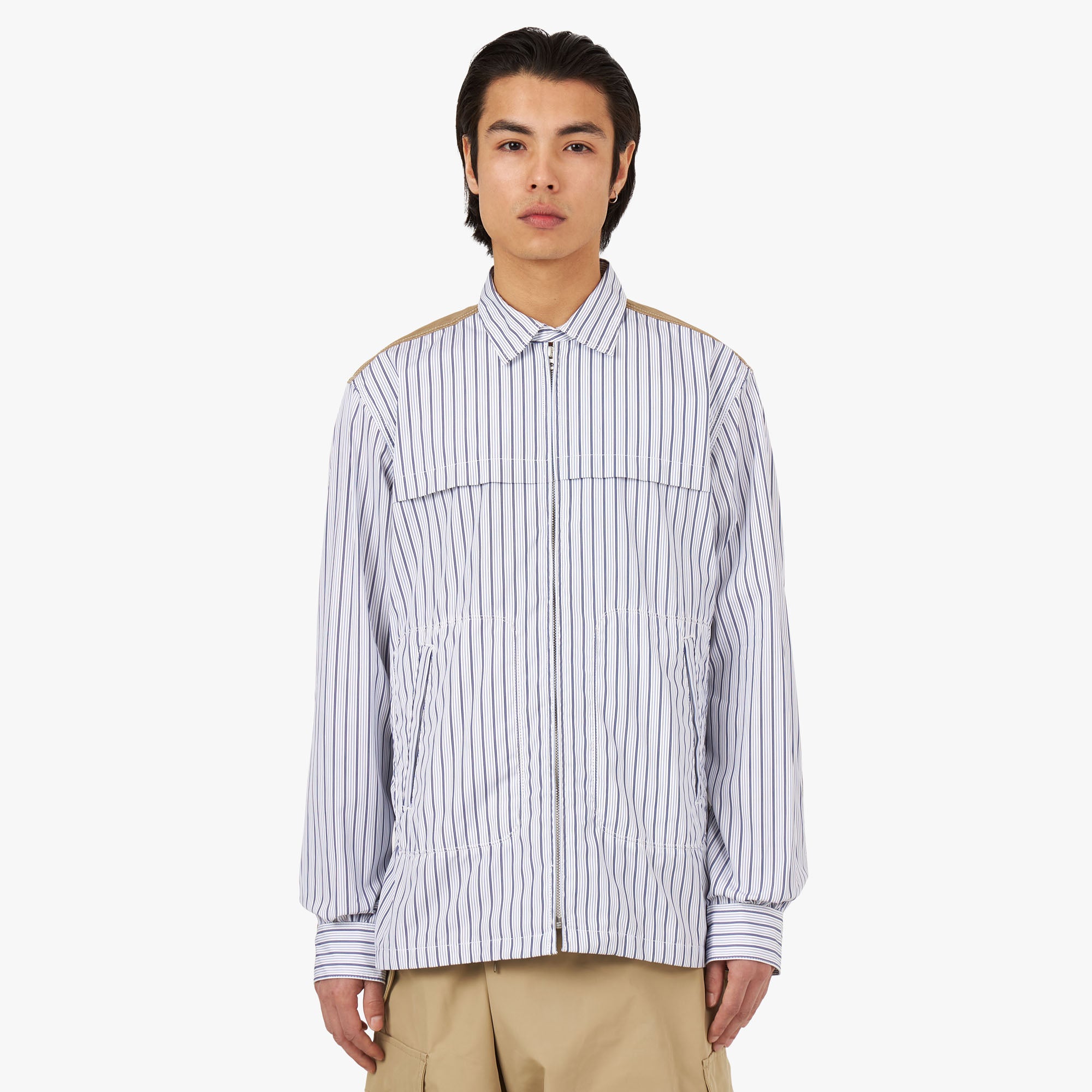  Junya Watanabe MAN Cotton Stripe Shirt White / Navy、mySite、merchandisen