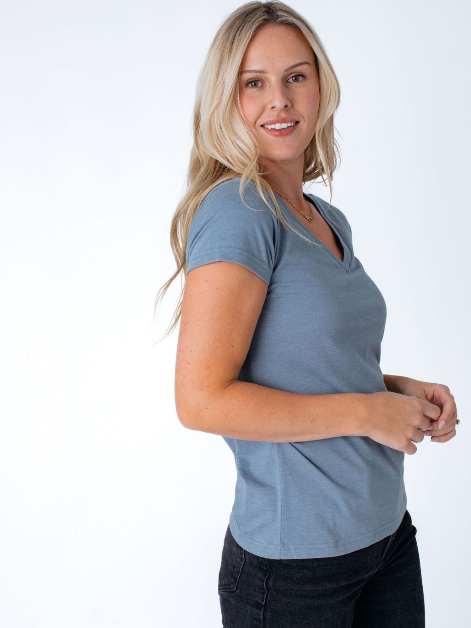  Women's Wedgewood V-Neck、mySite、ghnorth