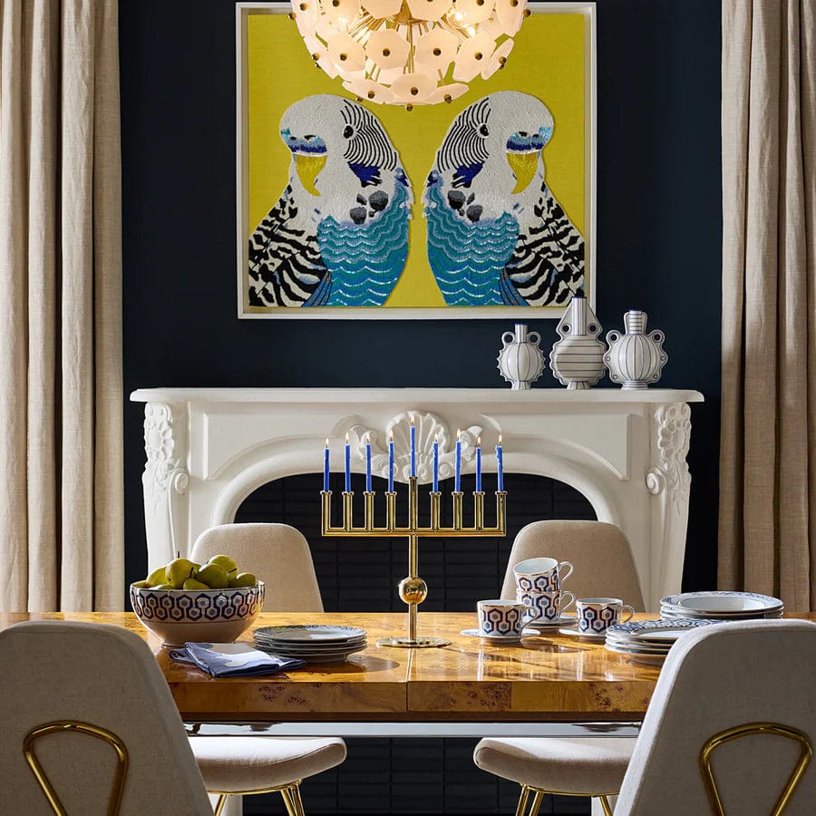 Brass Vienna Menorah by Jonathan Adler、mySite、topwebapps