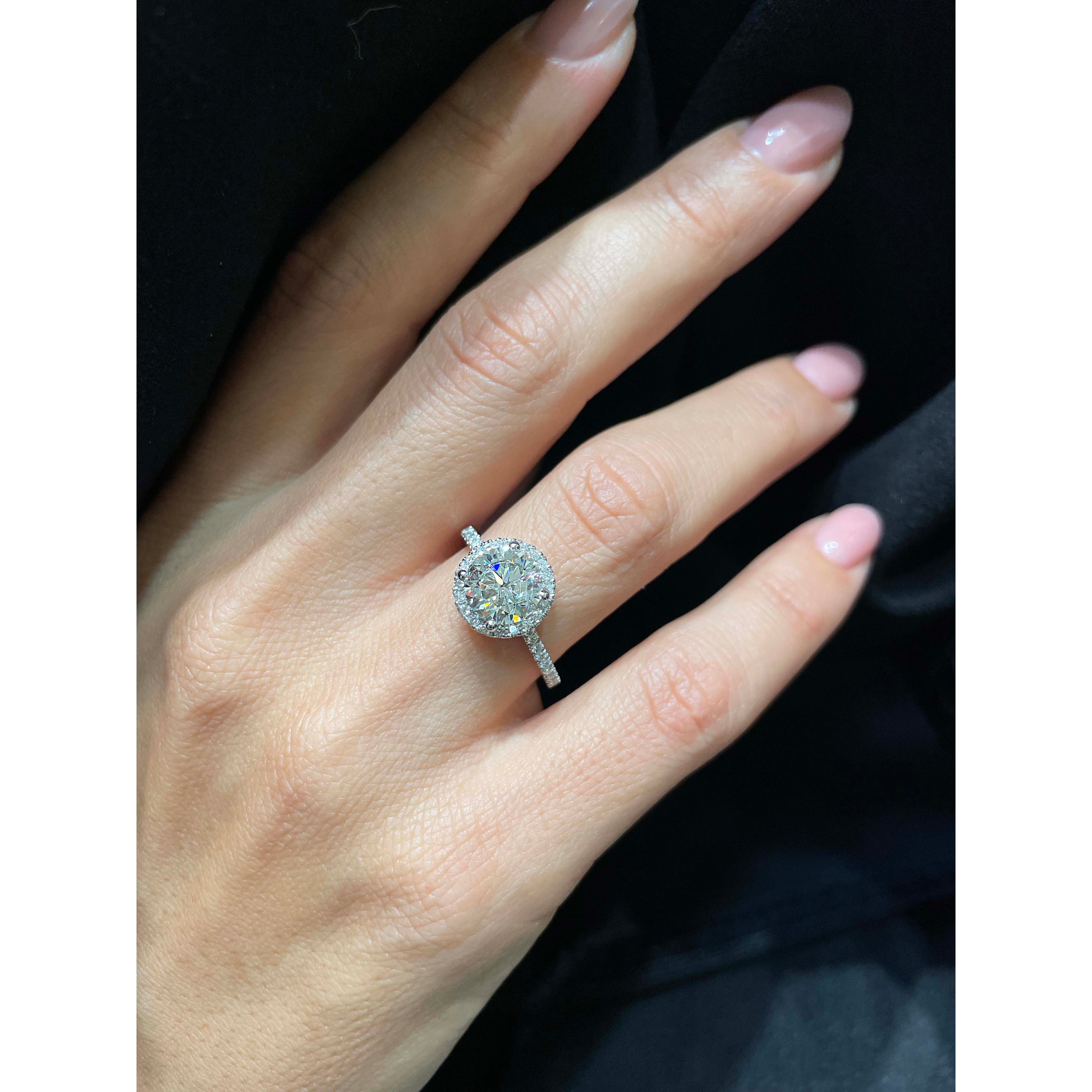 Layla Diamond Engagement Ring -Platinum、mySite、hinf8tx79