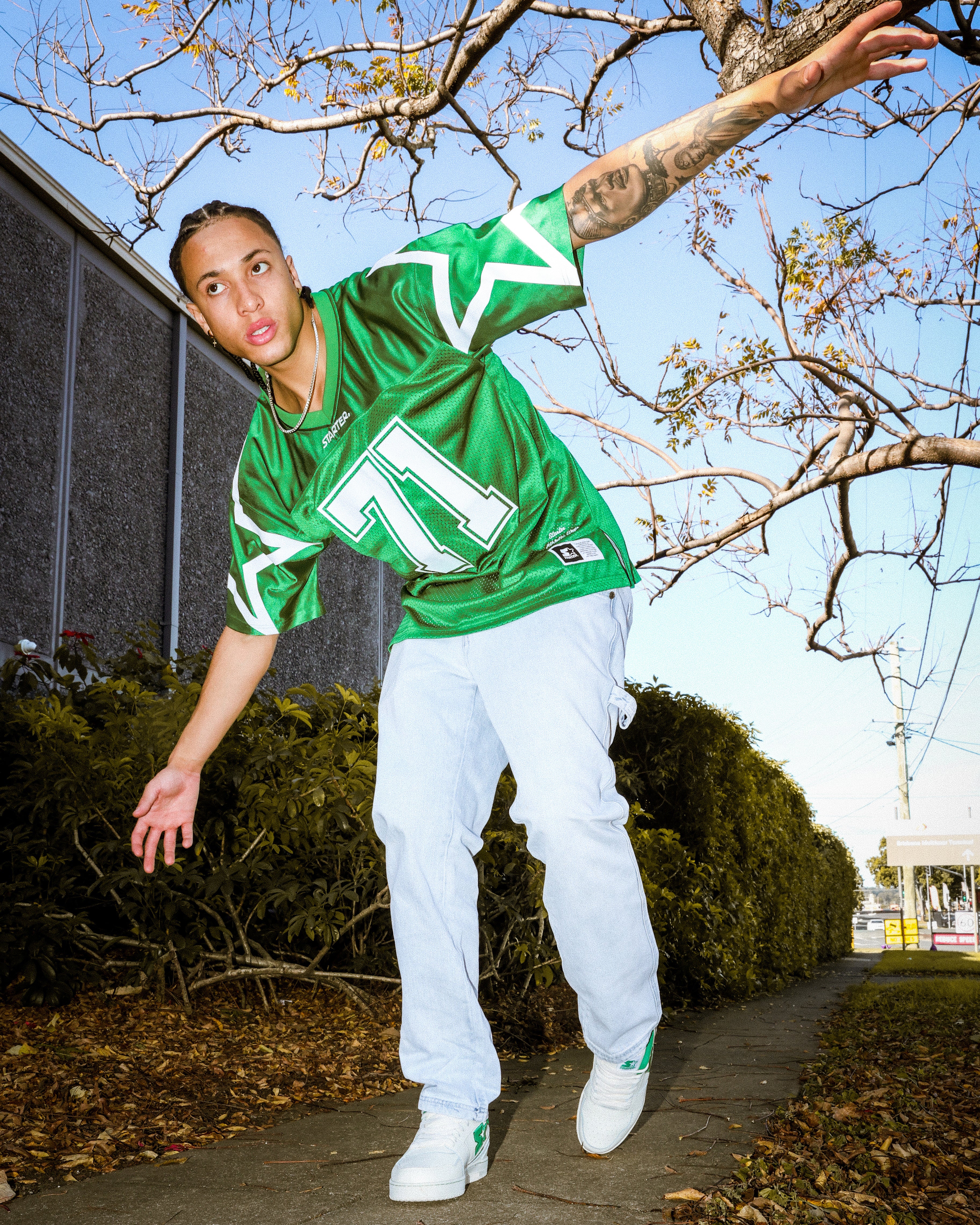 Starter Stars Football Jersey Green、mySite、zt4zffjzw