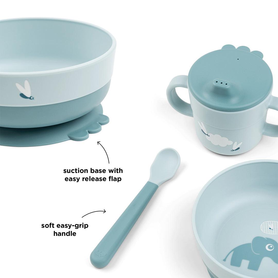  Done by Deer Foodie First Meal Set - Blue - Elphee、mySite、merchandisen