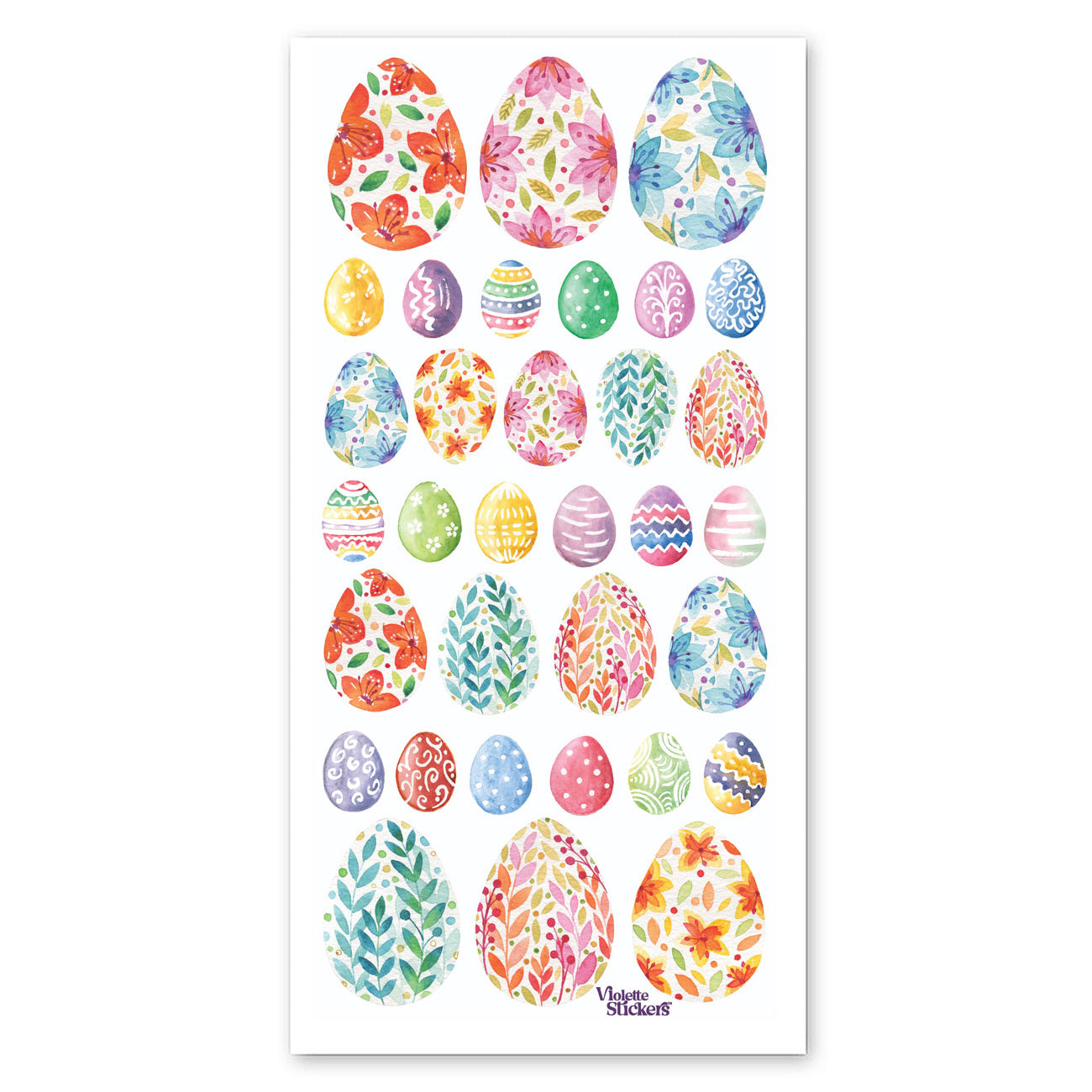  Watercolor Easter Eggs Stickers、mySite、ghnorth